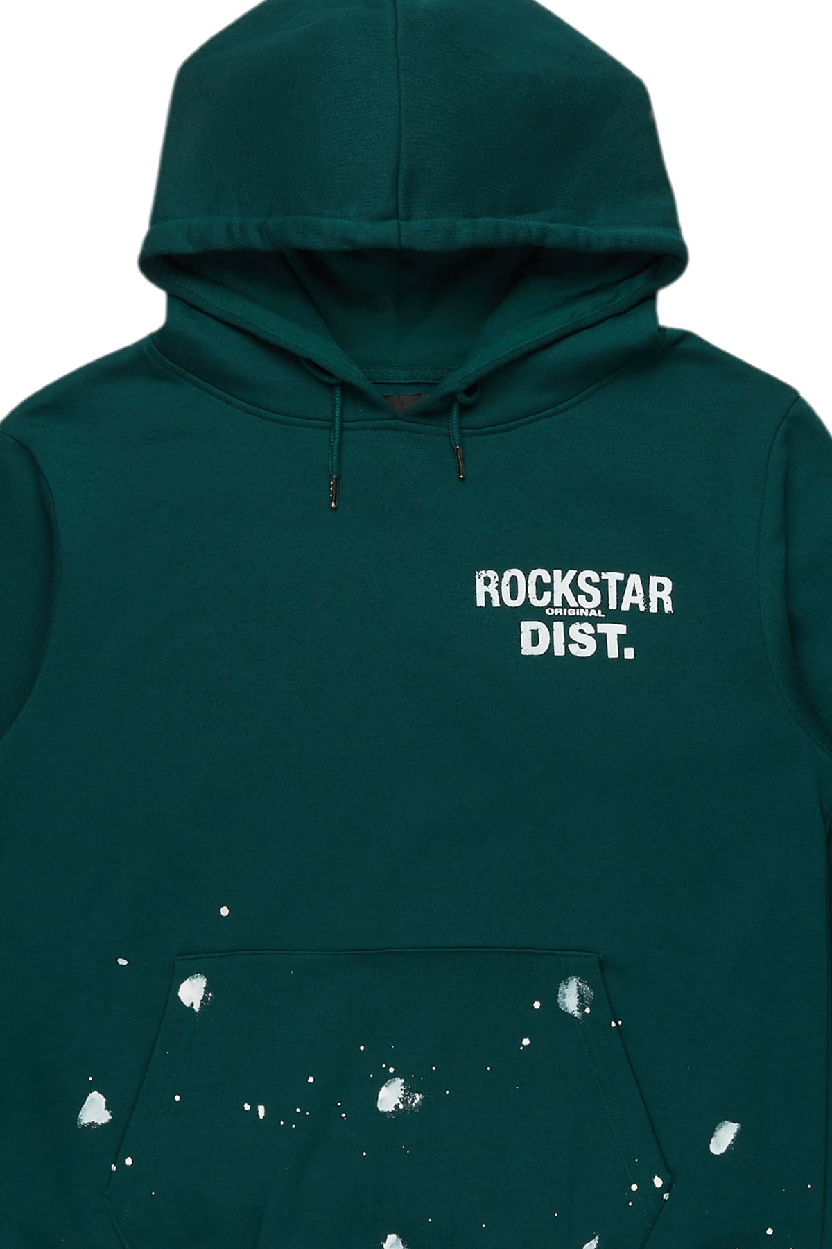 Raffer Dark Green Graphic Hoodie