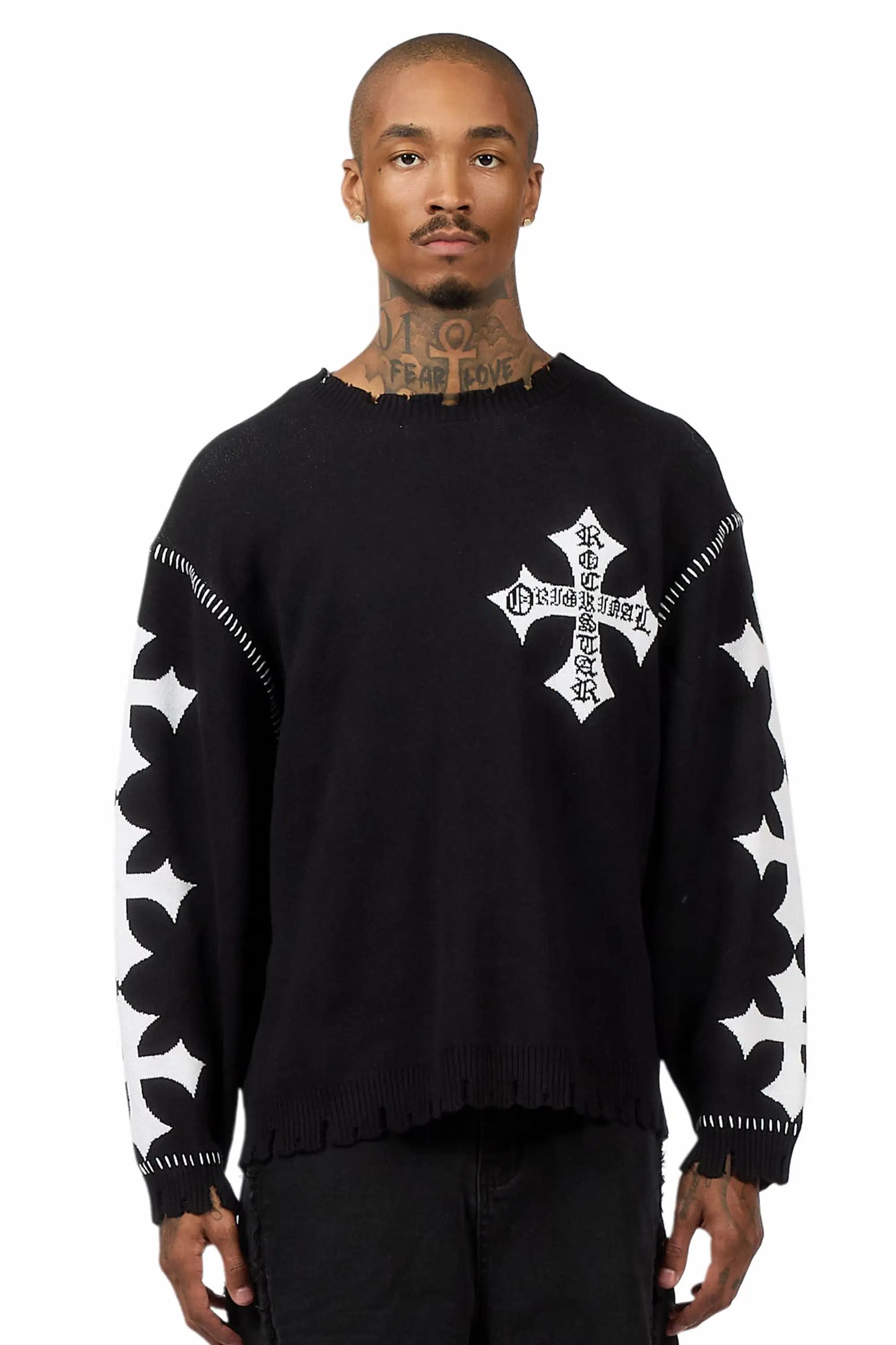 Slaydr Black Knit Sweater