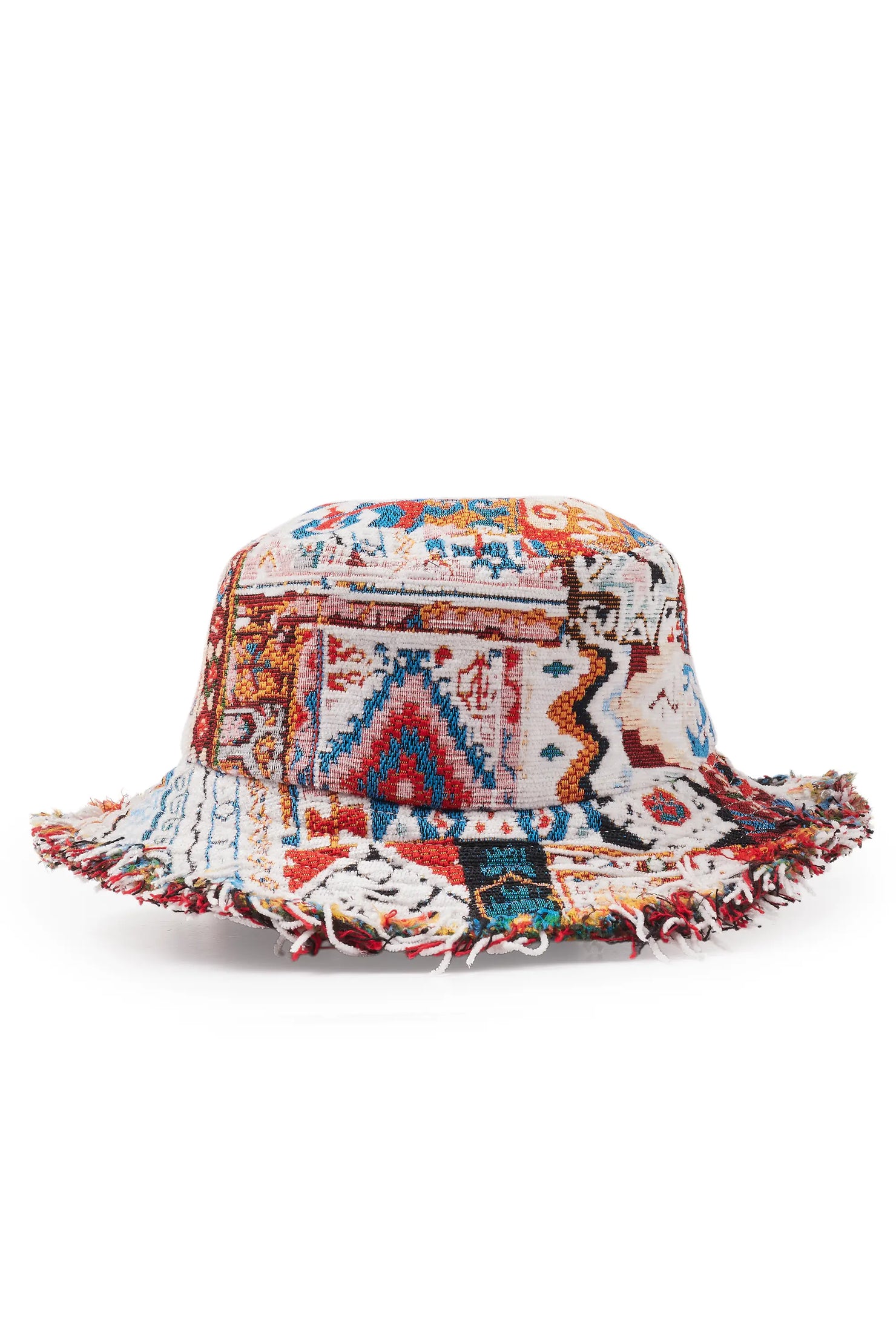 Ayami Beige Tapestry Bucket Hat