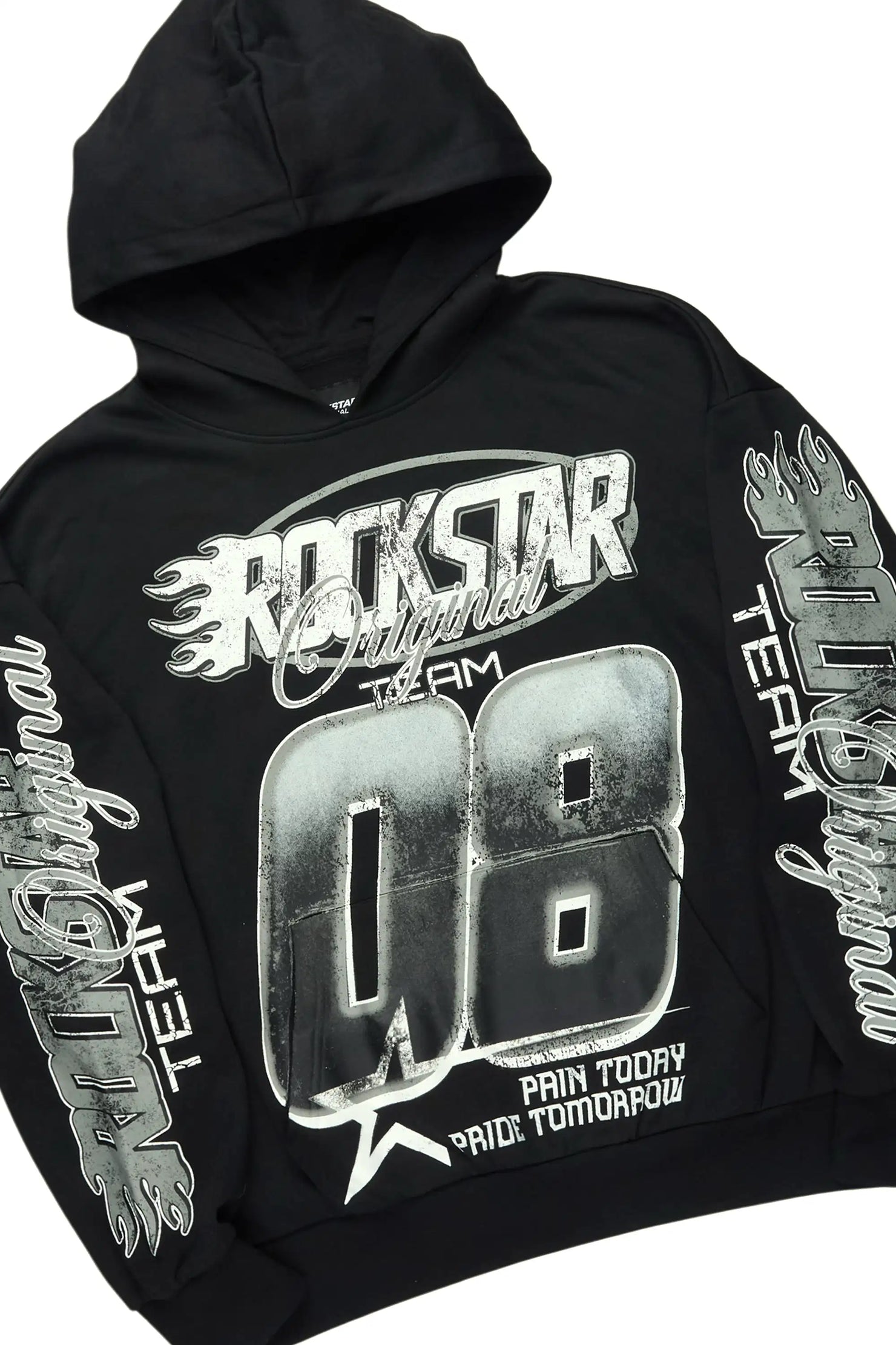 Flash Black Hoodie/Baggy Pant Track Set
