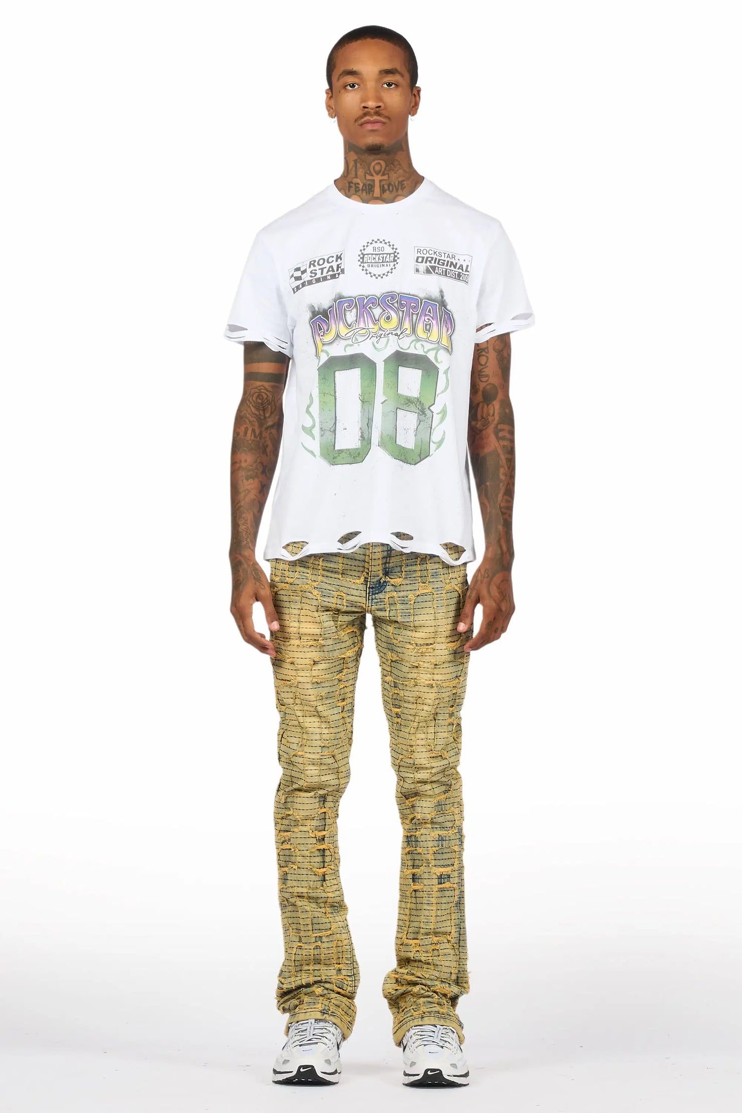 Gribo Vintage Stacked Flare Jean