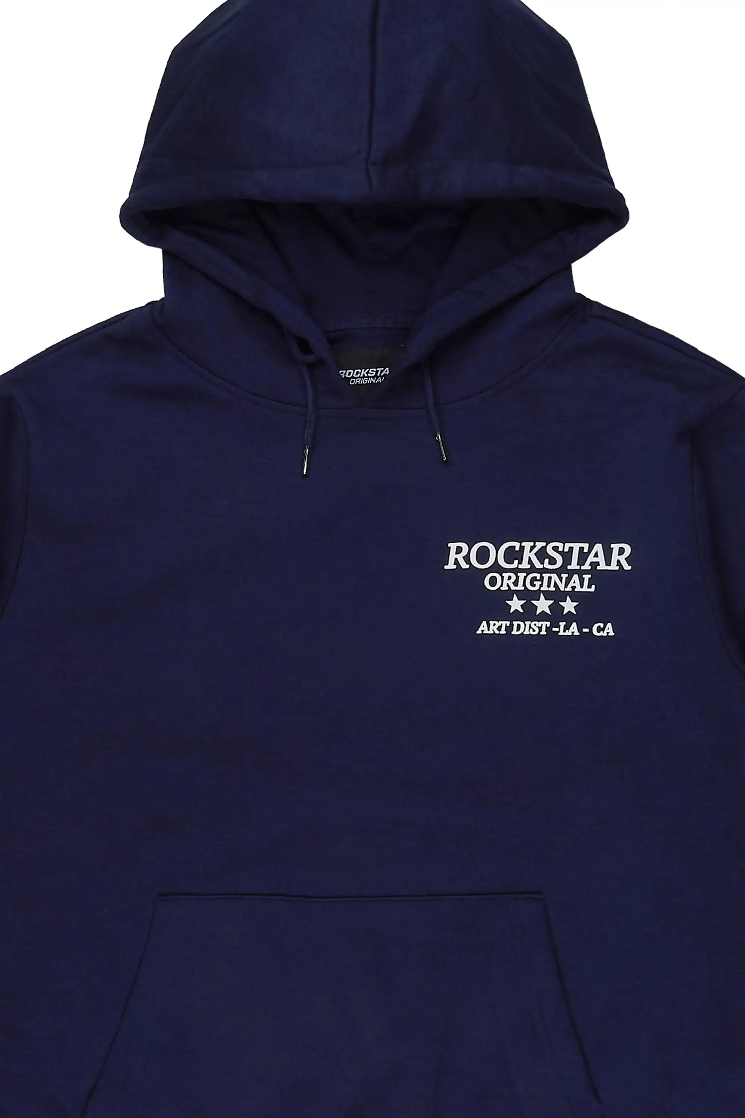 Damek Navy Graphic Hoodie