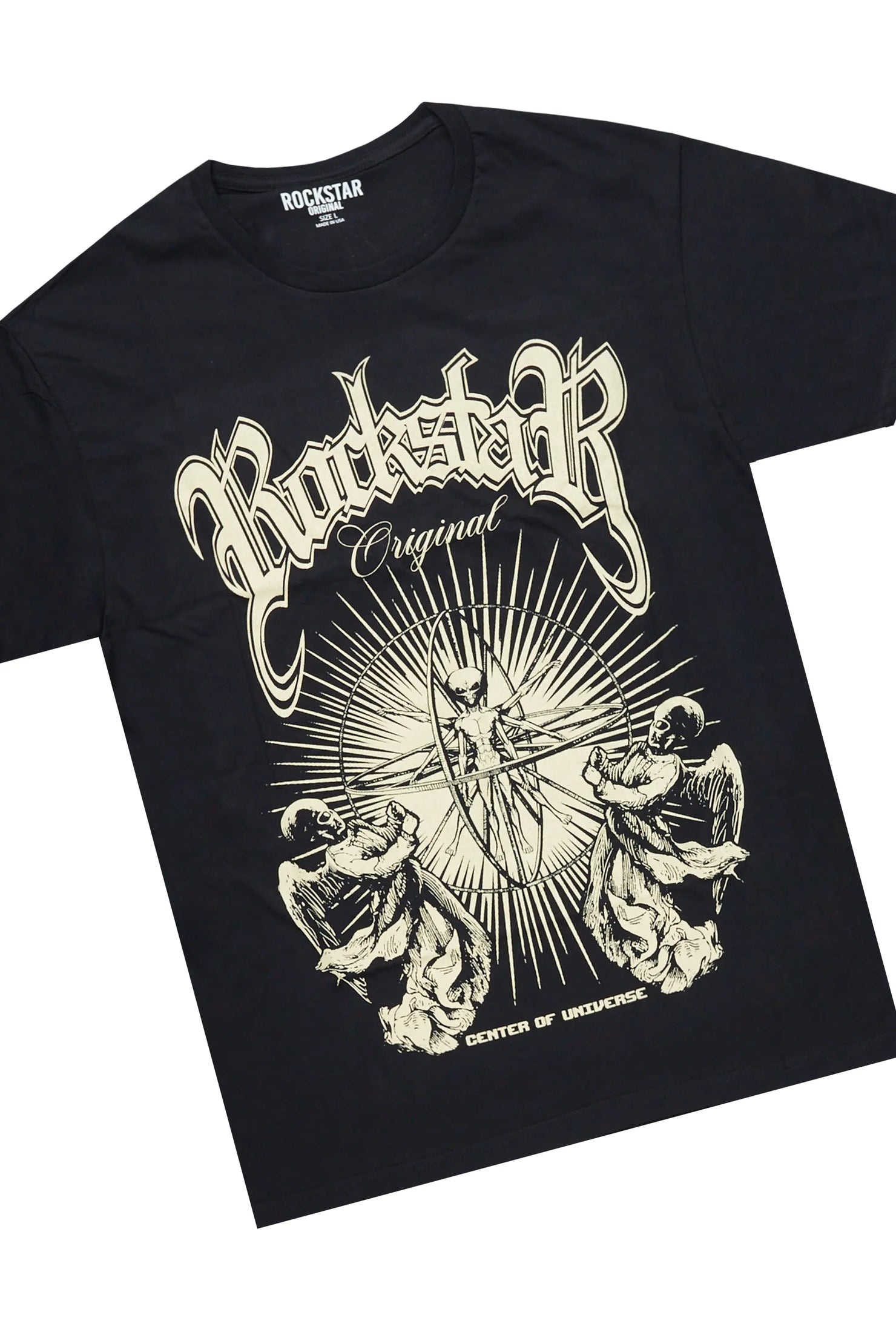 Yarden Black/Beige T-Shirt Stacked Flare Track Set