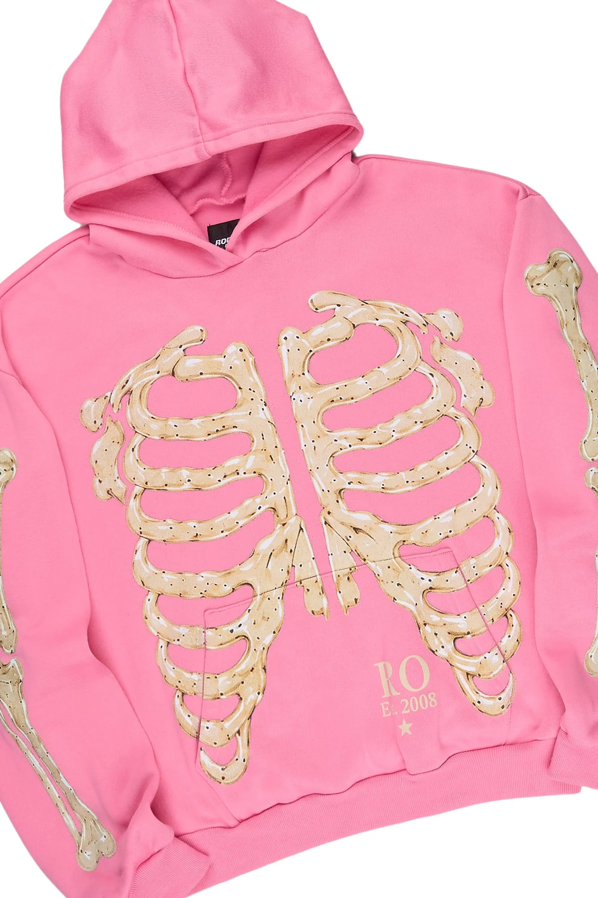 Girls Vermy Bubblegum Stacked Hoodie Track Set