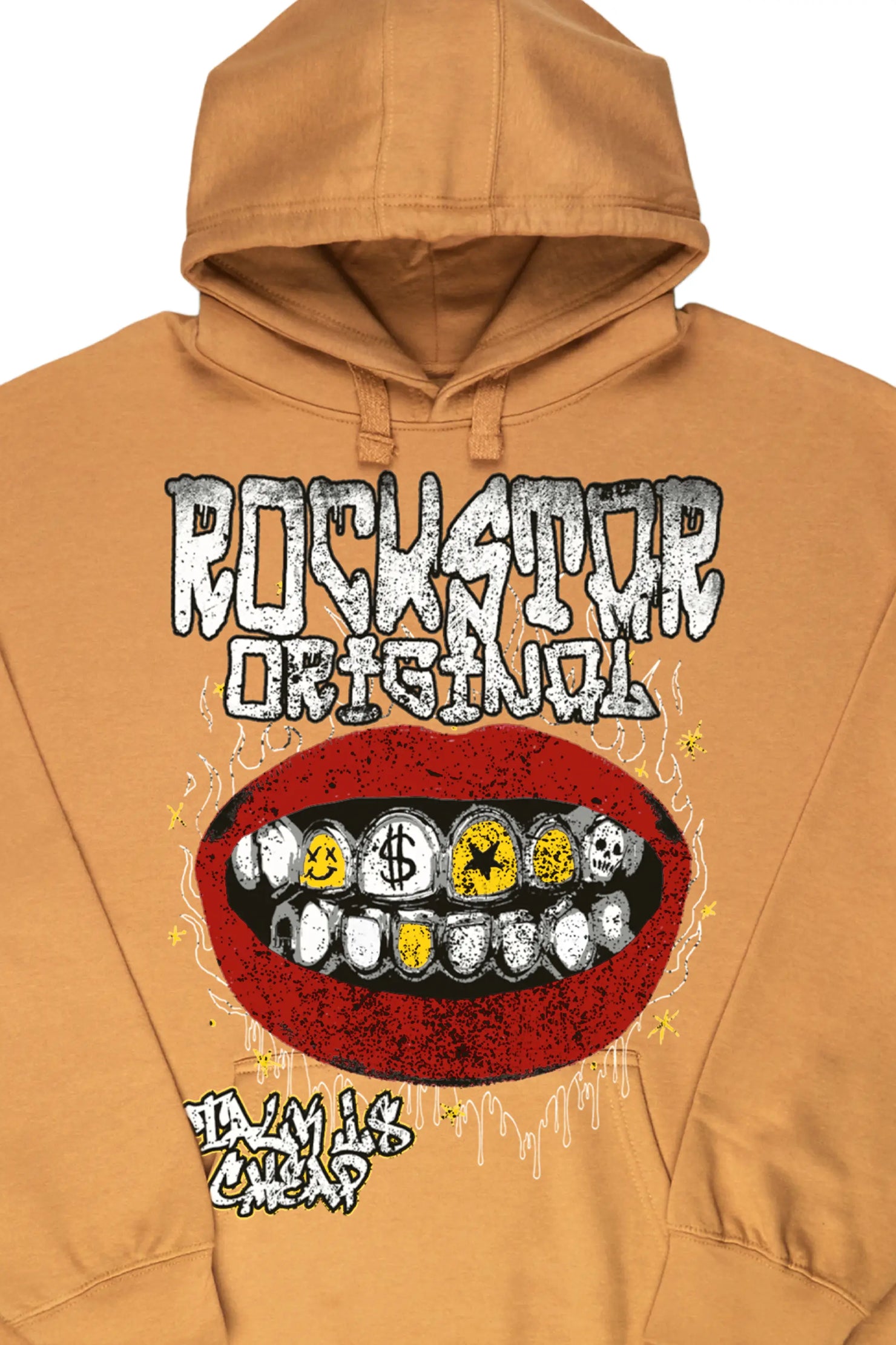 Kizzma Beige Graphic Hoodie