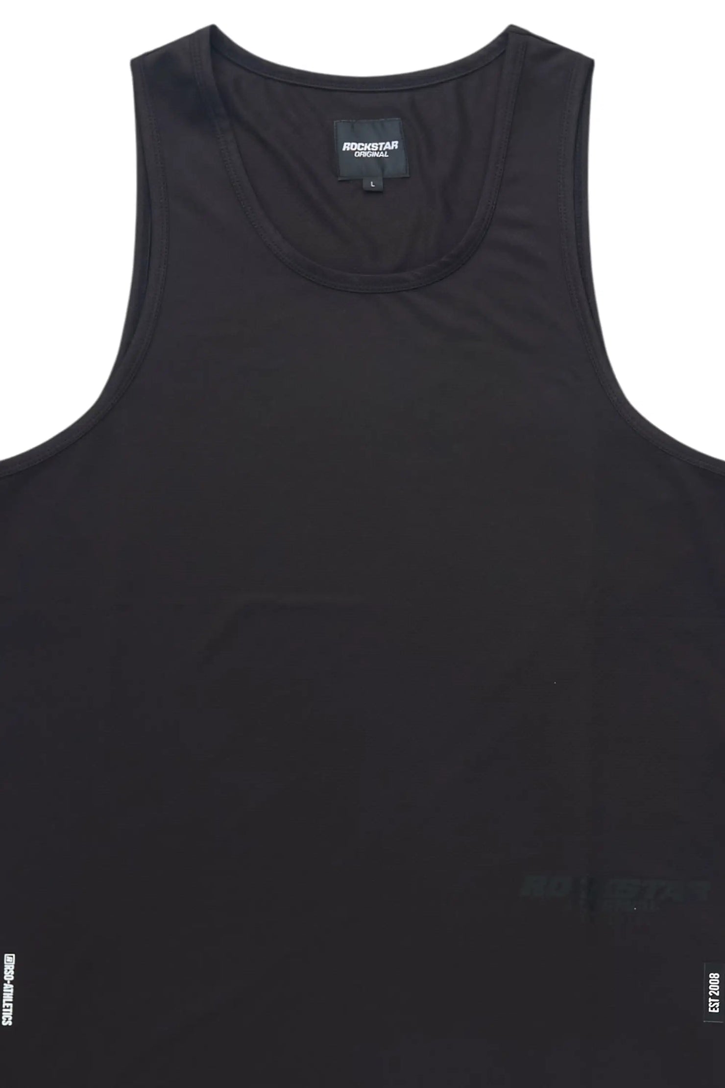 Flow Black Tank Top