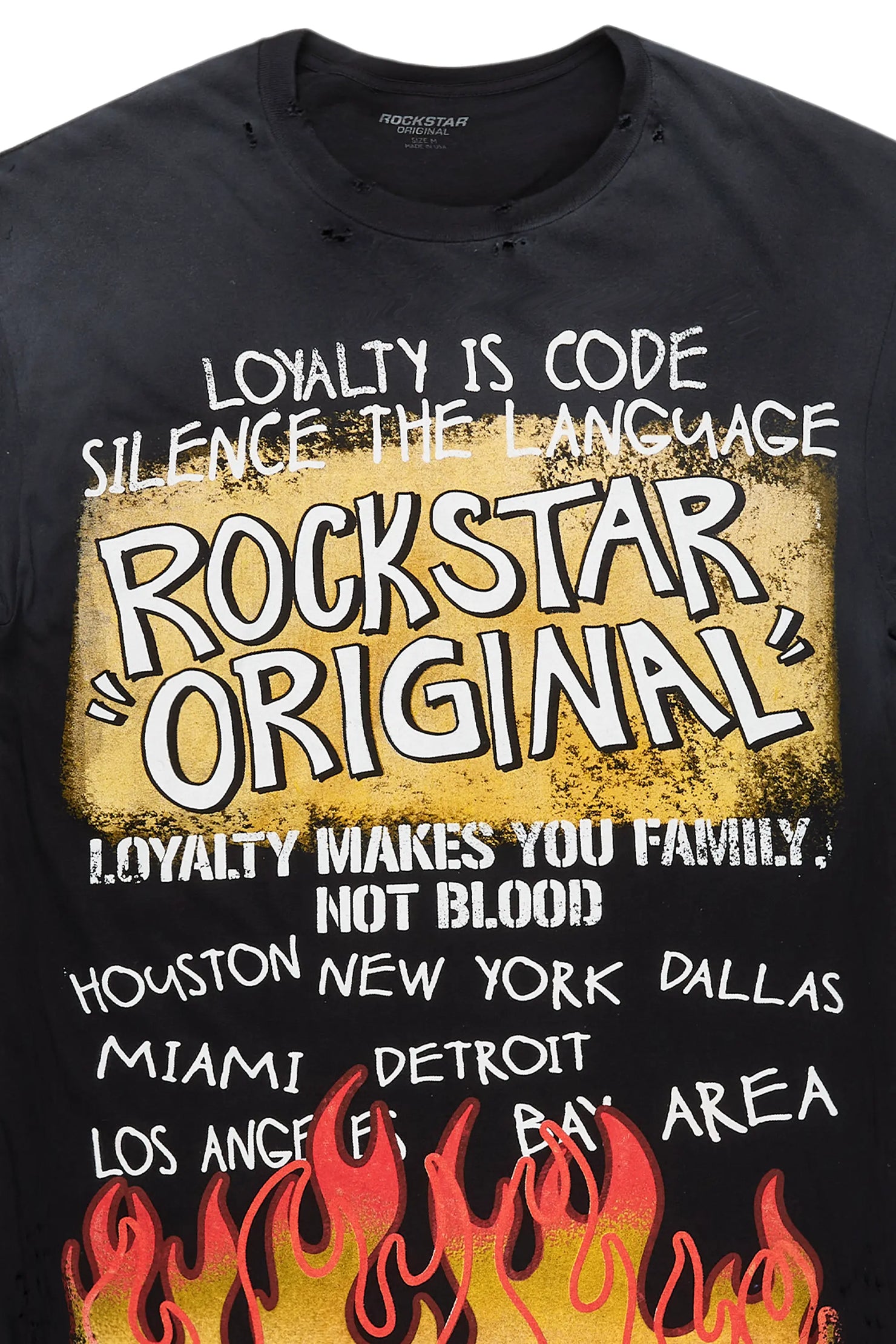 Bridgette Black/Yellow Oversized T-Shirt