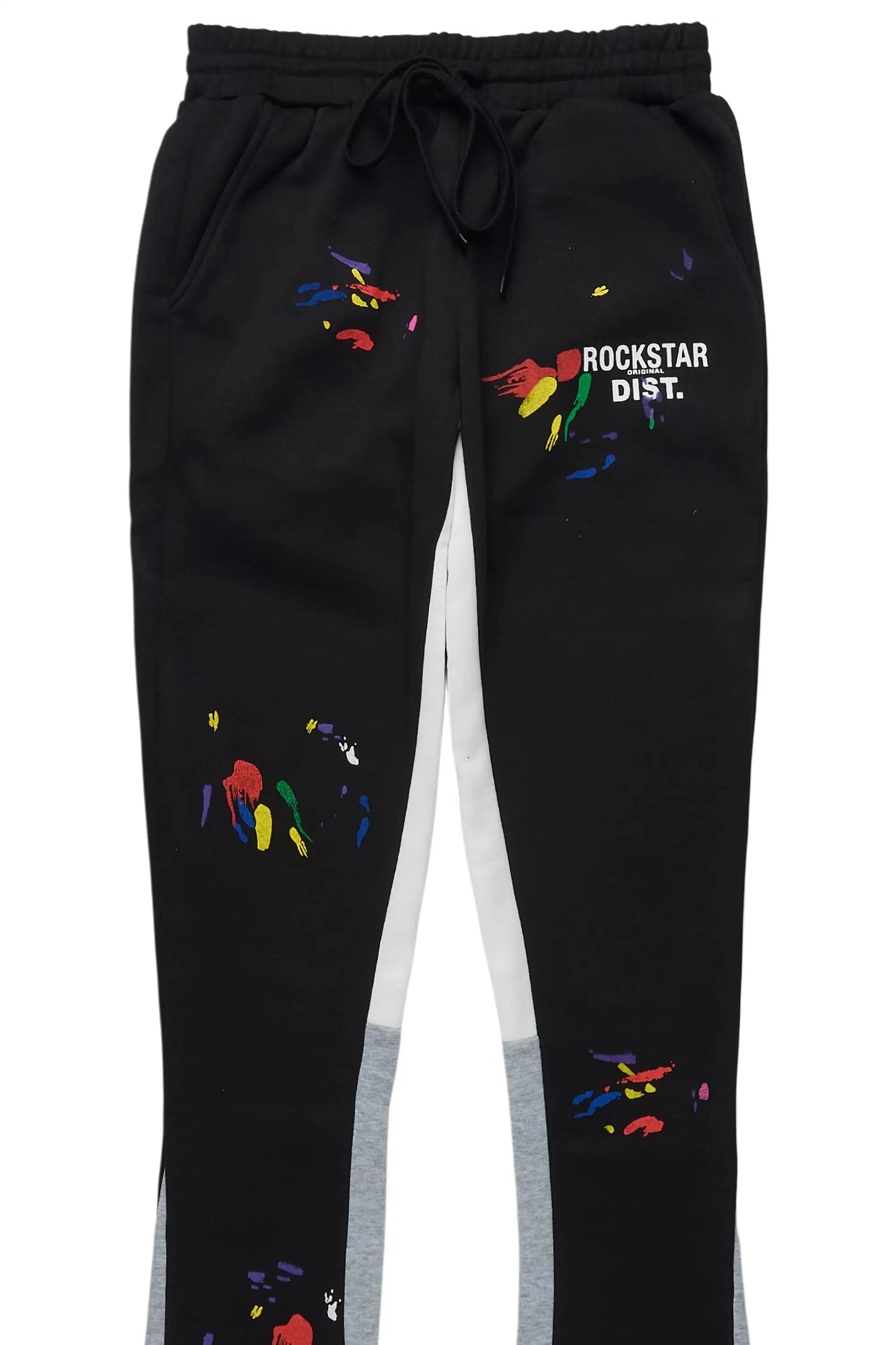 Karenthia 2.0 Black Stacked Track Pant