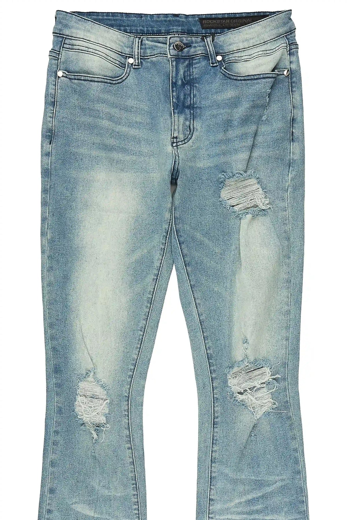 Plumm Medium Blue Stacked Jean