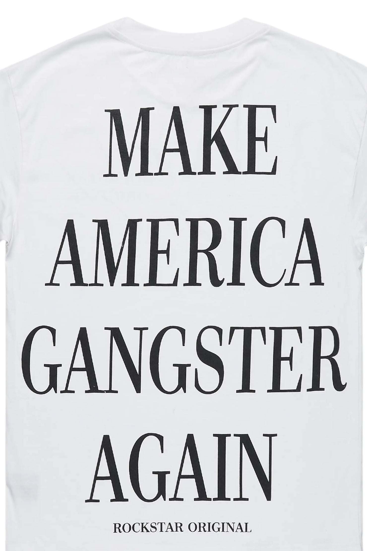 Drako White Oversized Graphic T-Shirt