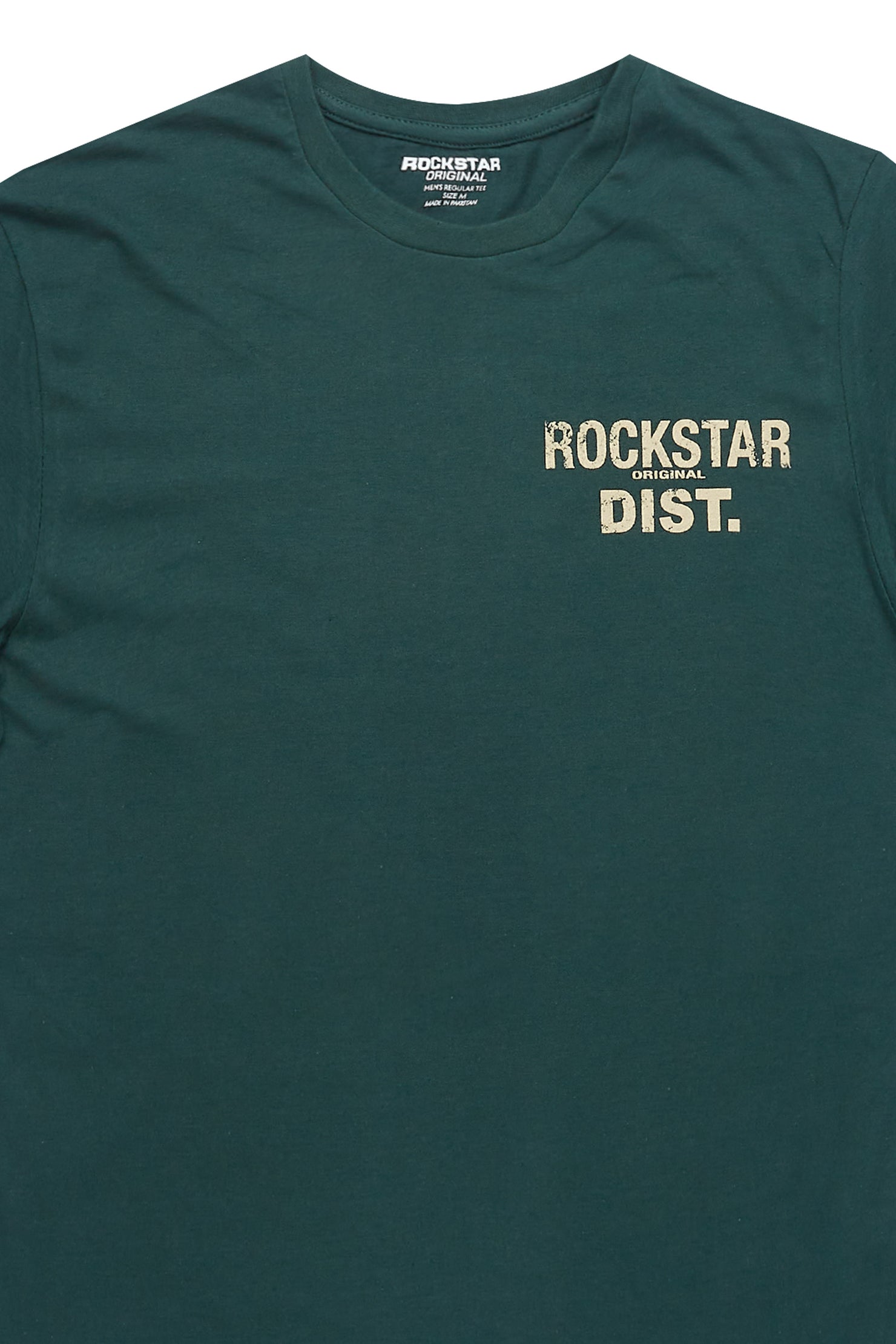 Lake Army/Beige Graphic T-Shirt