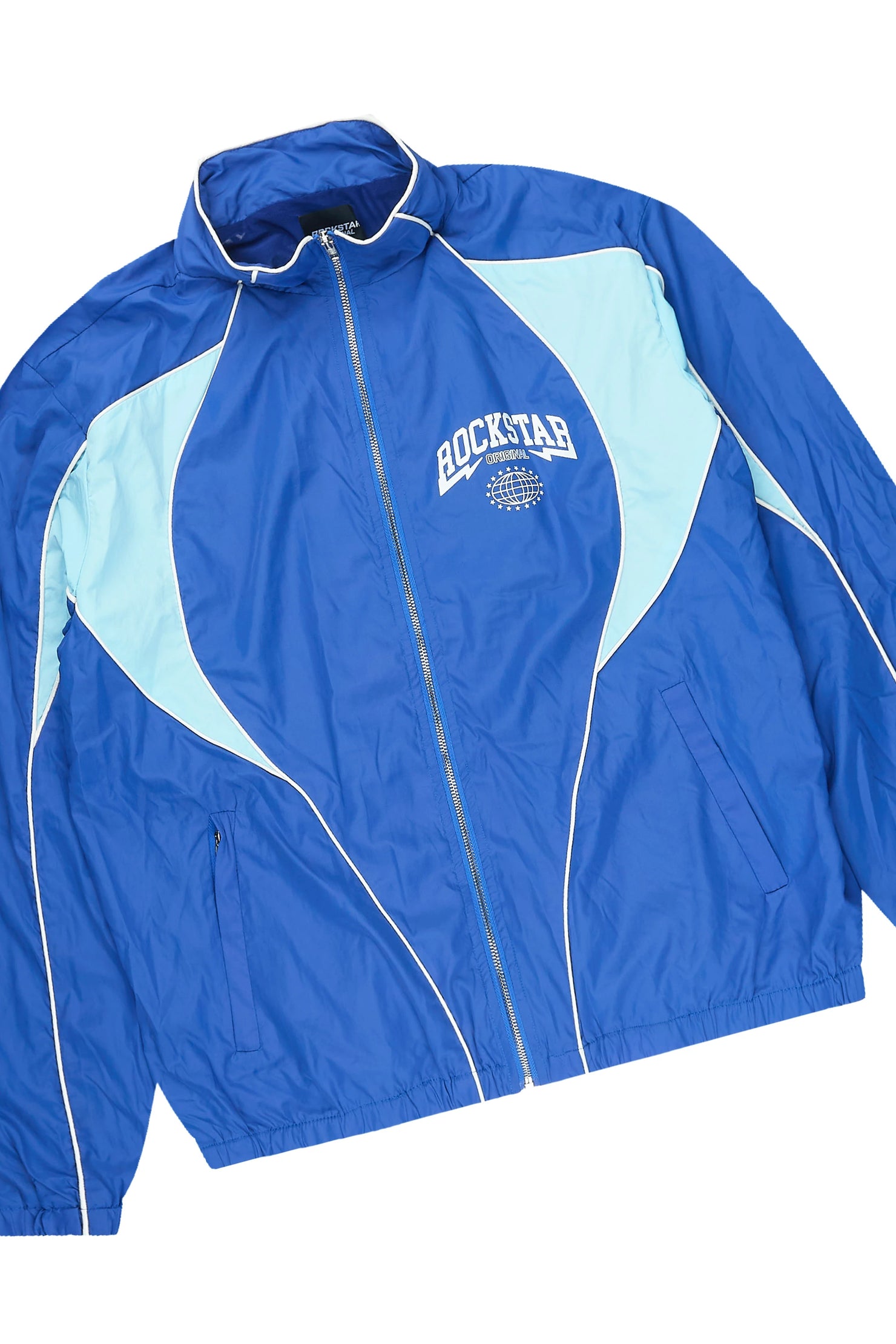 Ventoso Navy Windbreaker Baggy Fit Track Set