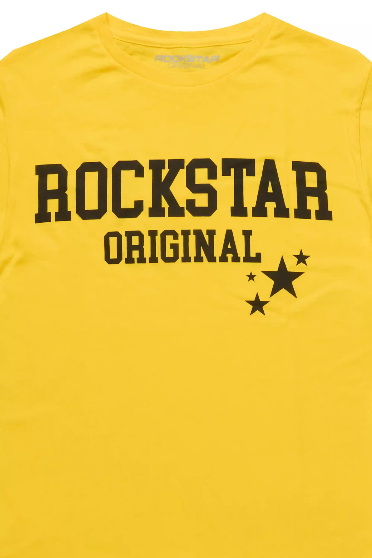 Boys Pluton Yellow/Black Graphic T-Shirt