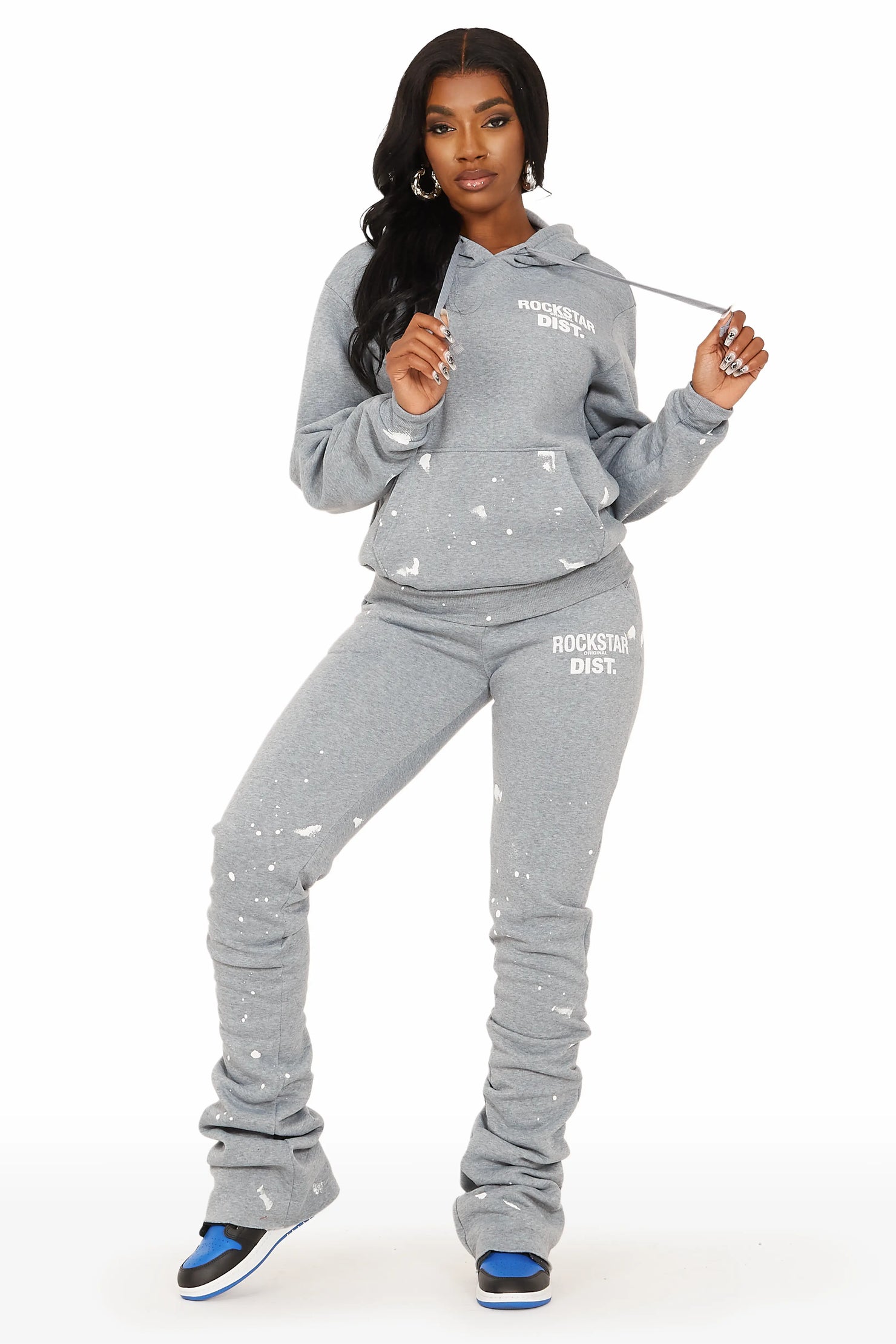Hadley Heather Grey Super Stacked Trackset