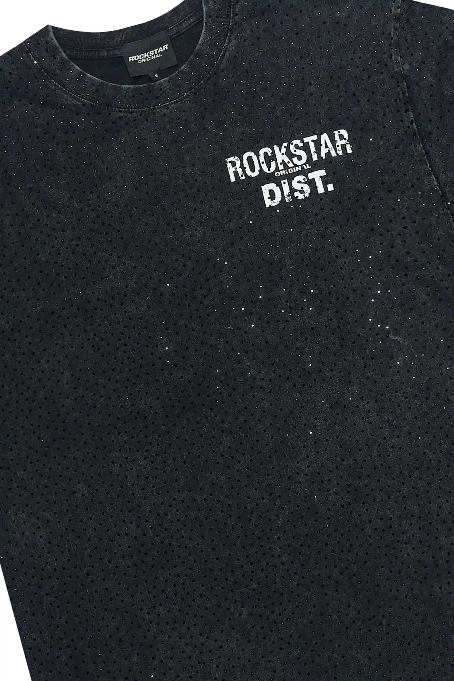 Dalasia Black Rhinestone T-Shirt