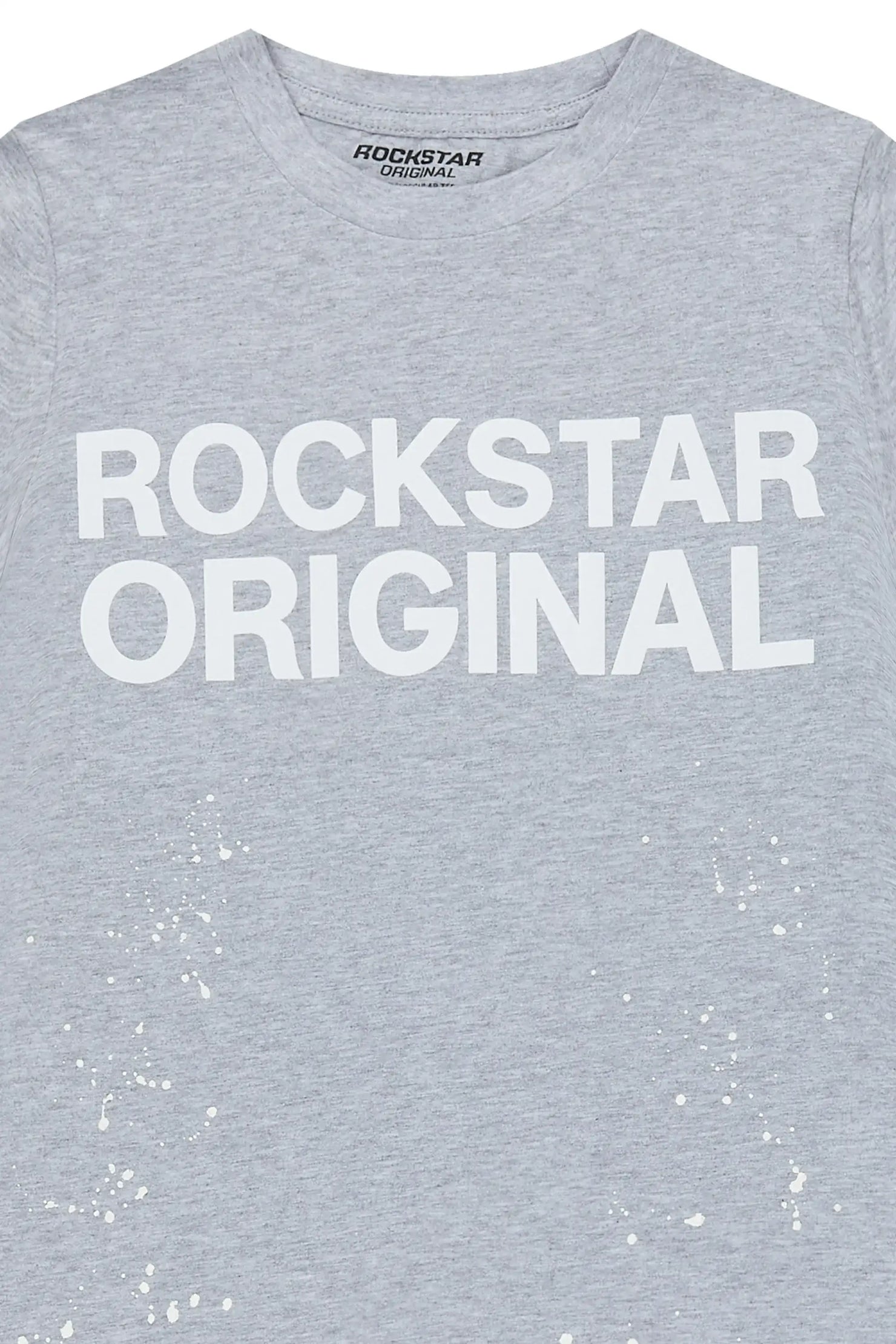 Boys Reign Heather Grey Graphic T-Shirt