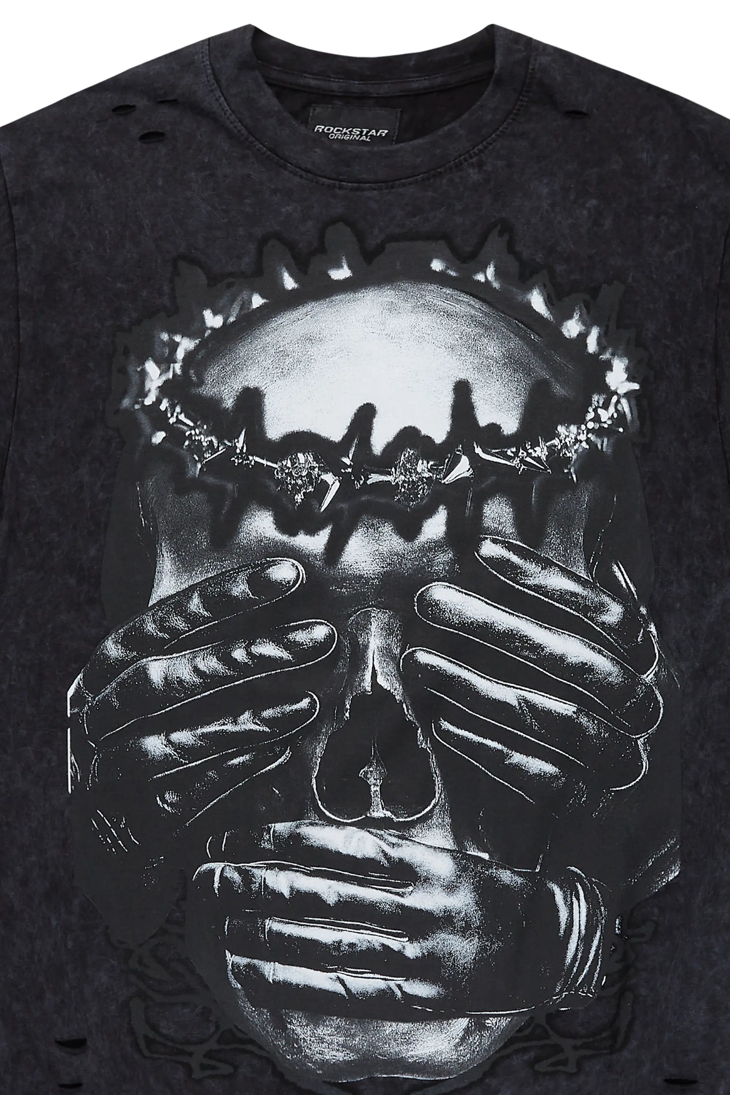 Eden Vintage Black Oversized Graphic T-Shirt