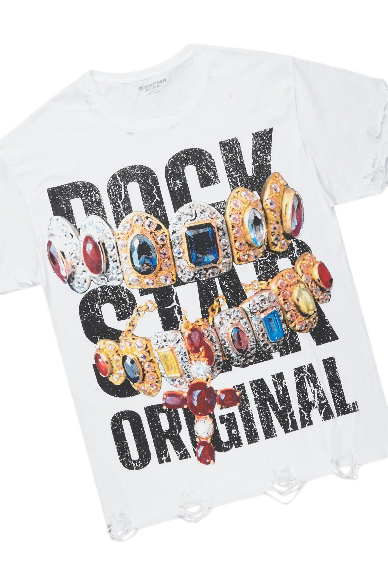 Barton White T-Shirt/Stacked Flare Jean Bundle