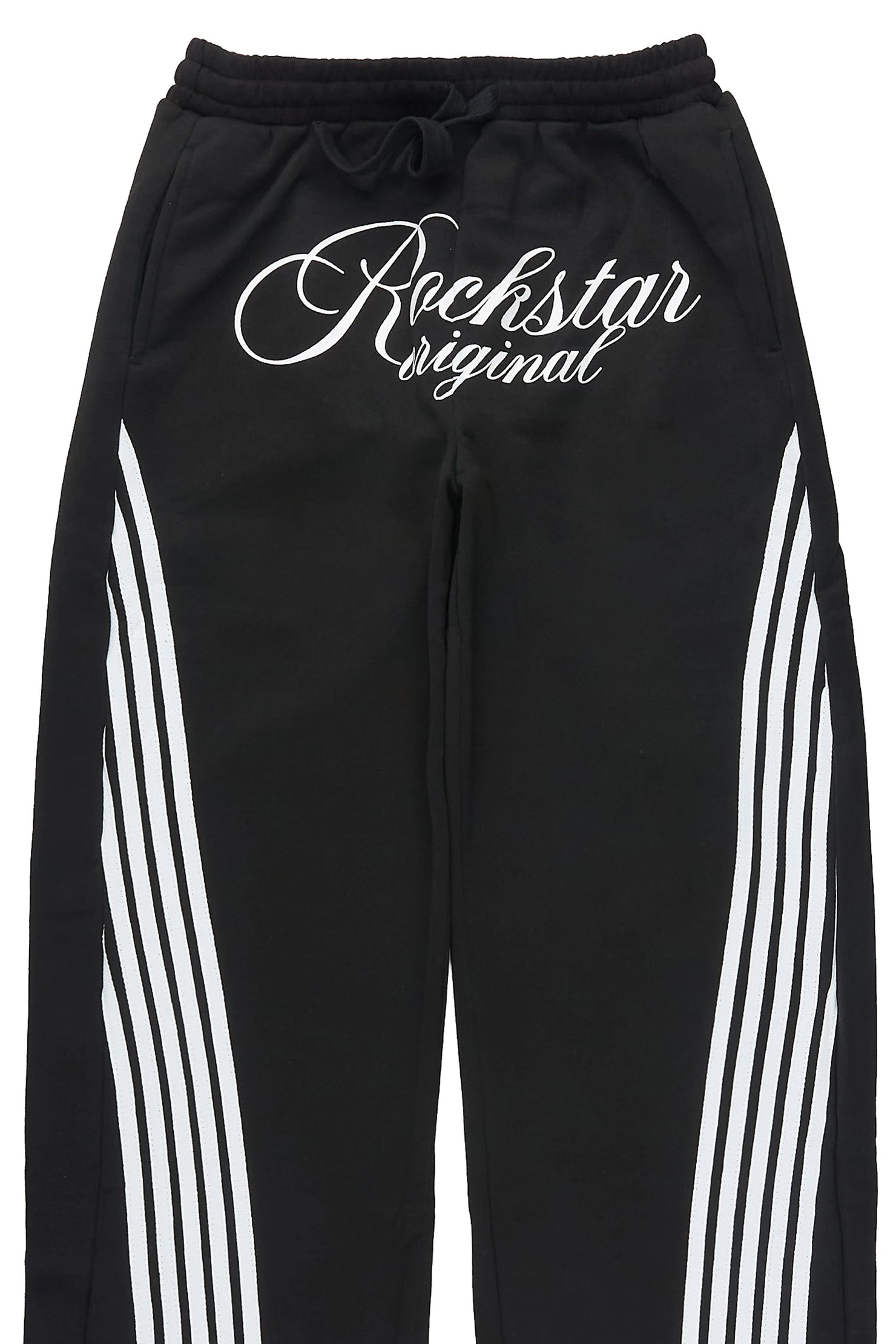 Boys Kenstur Black Super Baggy Track Pant