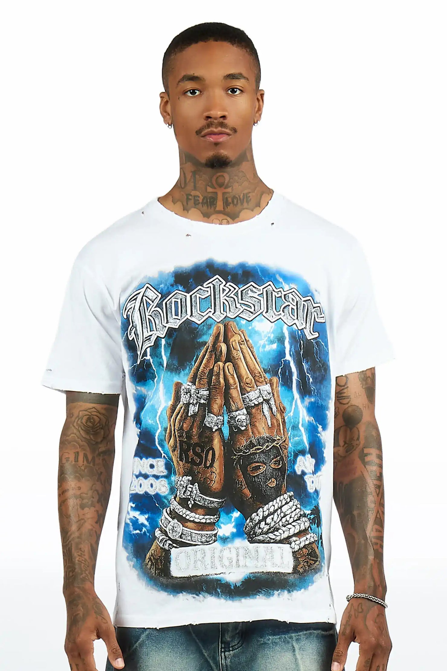 Thorne White Oversized Graphic T-Shirt
