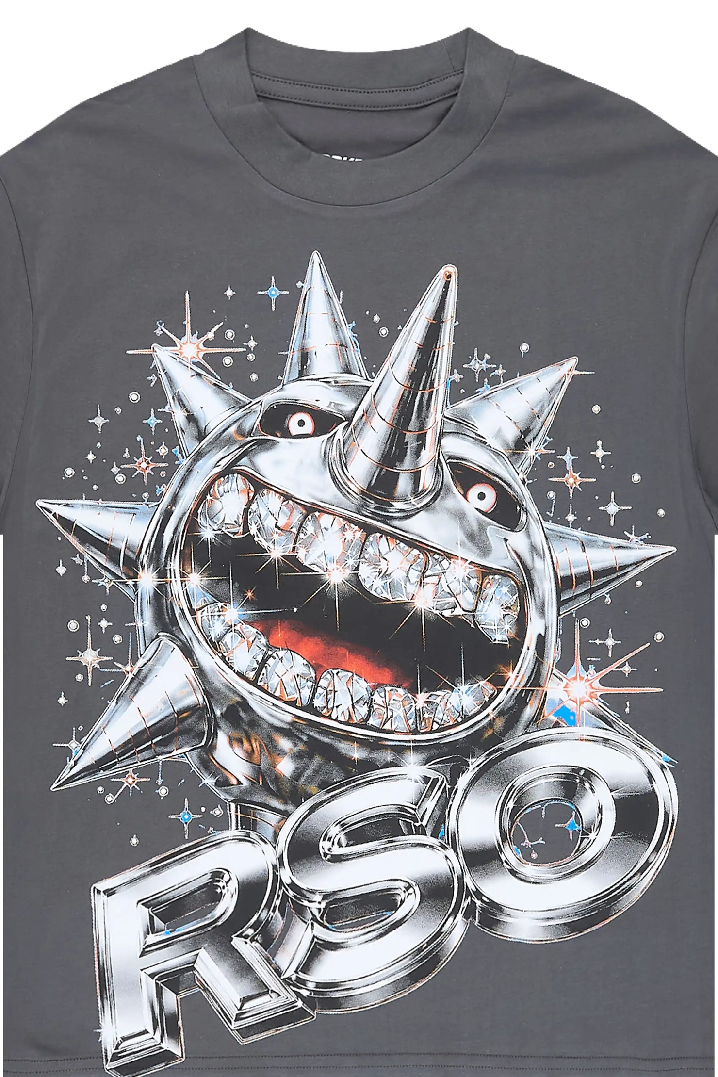 Boys Hagger Charcoal Graphic T-Shirt