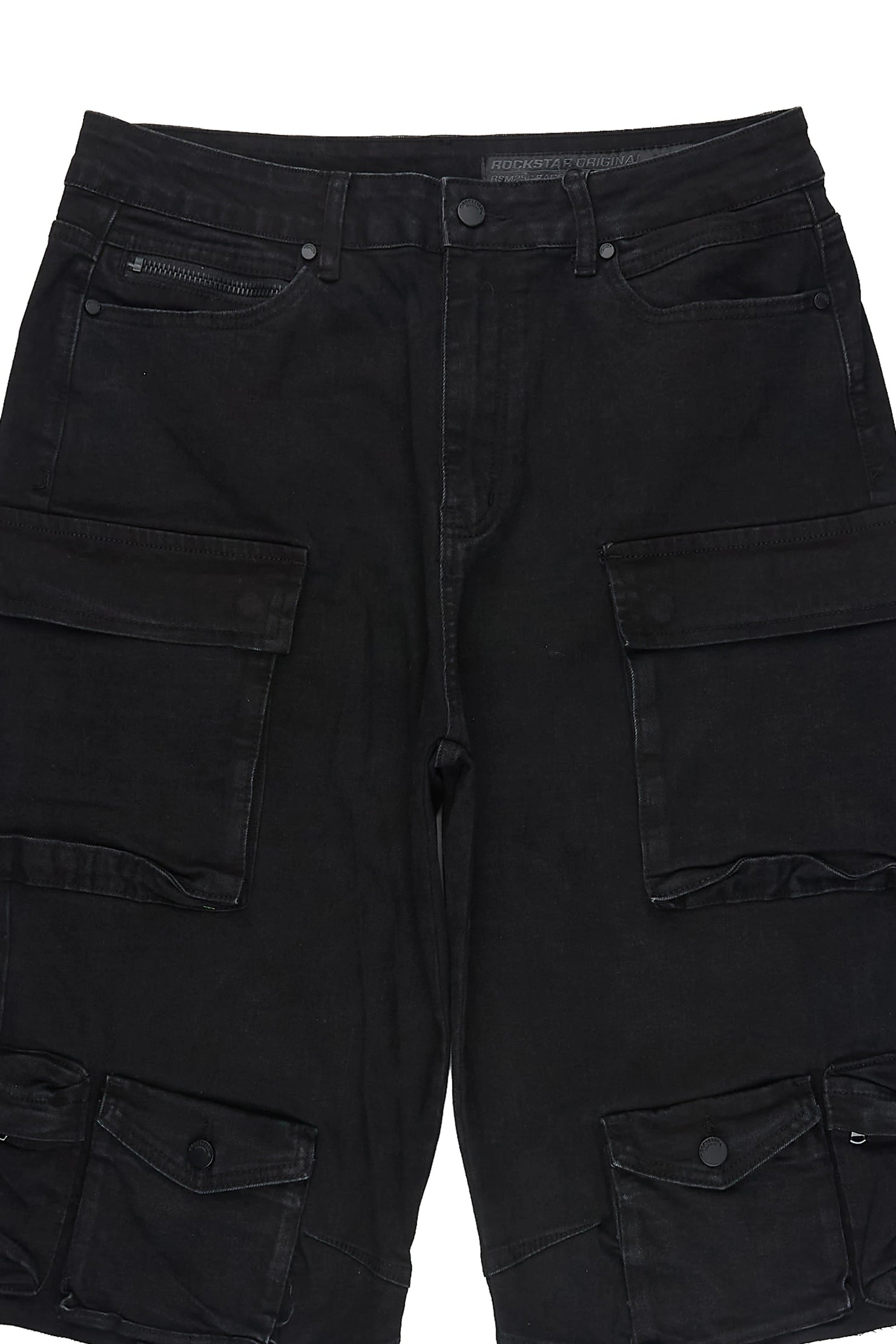 Mahesh Black Cargo Jort