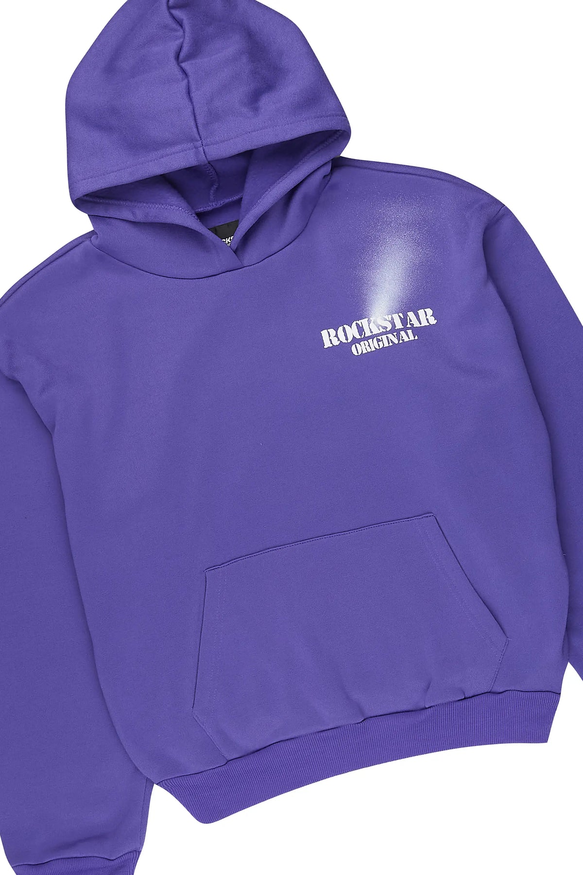 Boys Soler Purple Hoodie Stacked Track Set