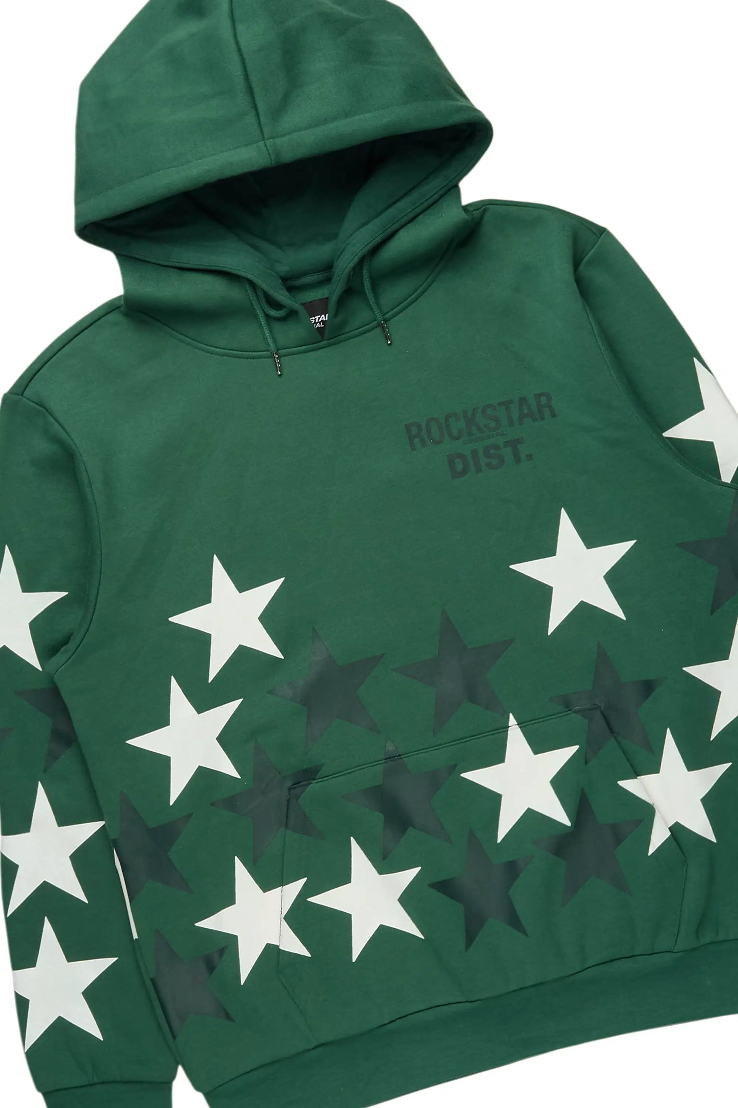 Starlane Green Hoodie Stacked Flare Fit Track Set