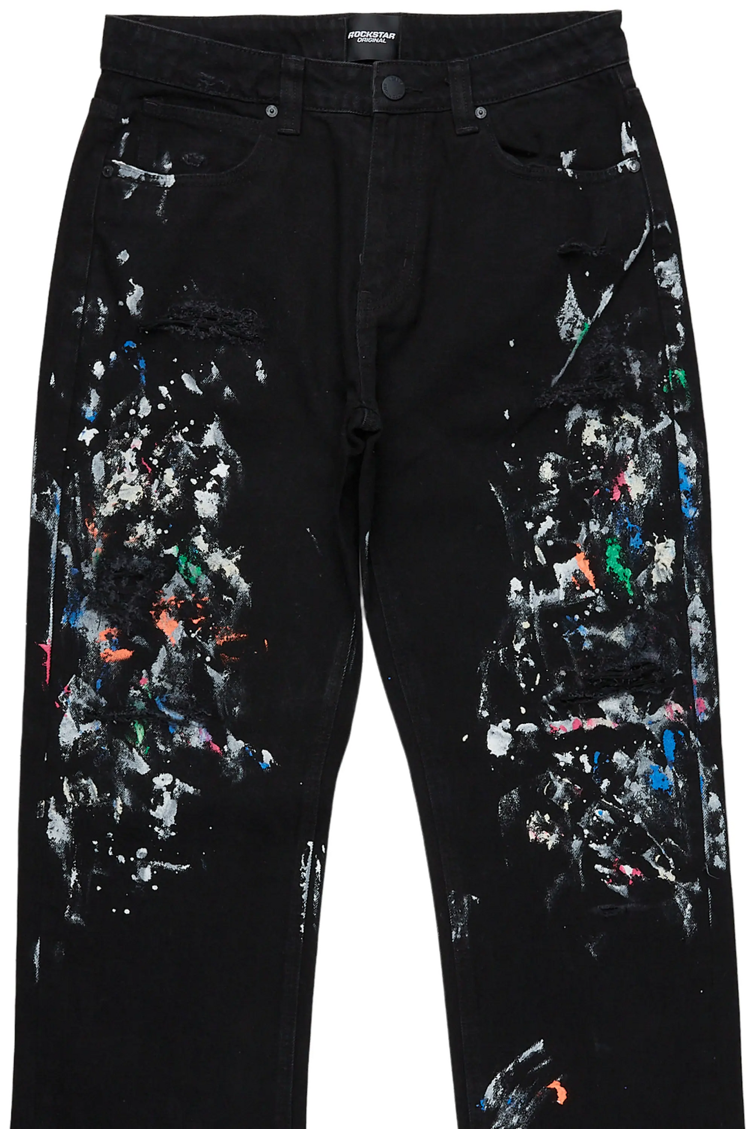 Zasha Black Painter Baggy Jean