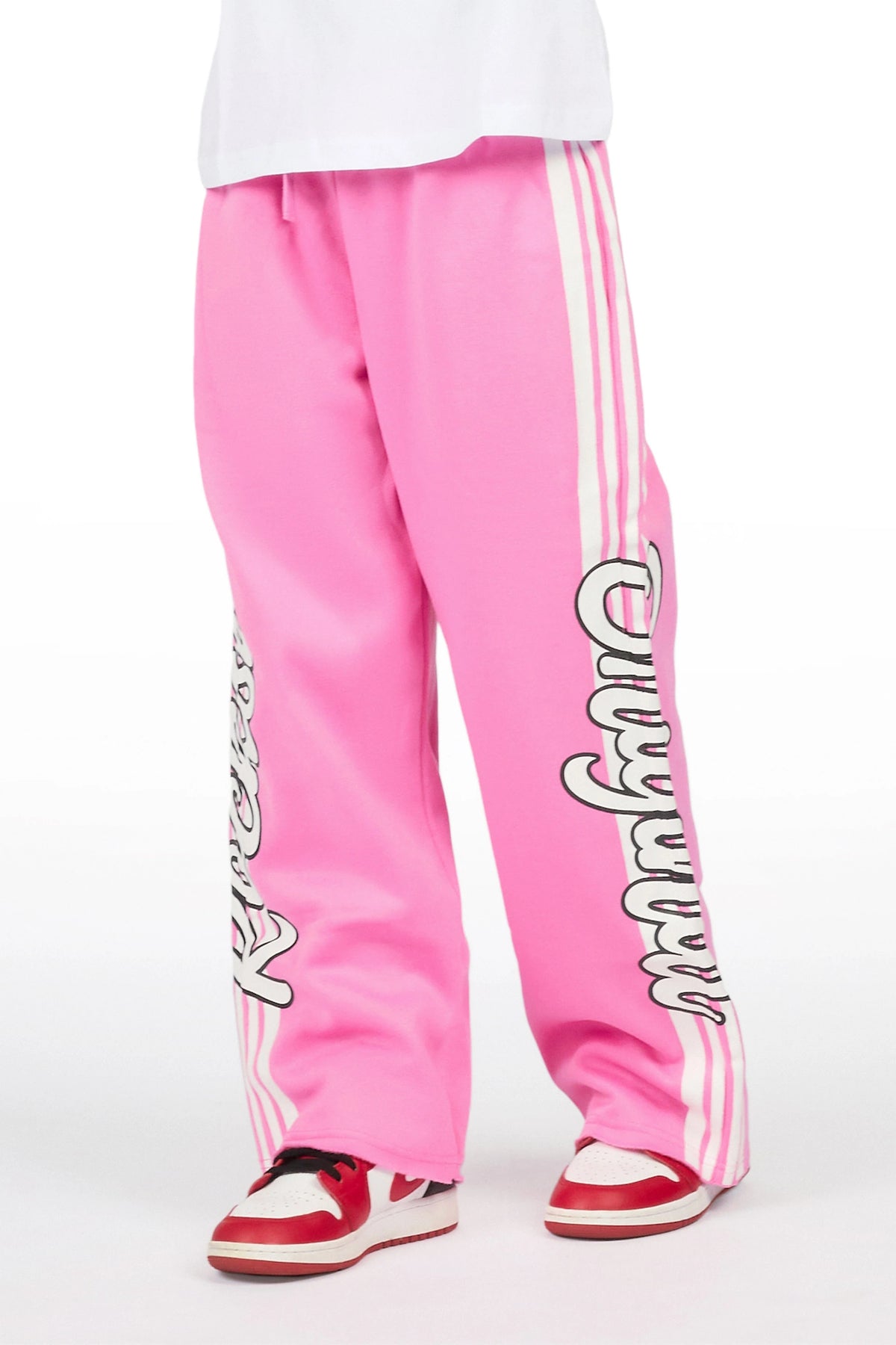Girls Trinity Pink Baggy Track Pant