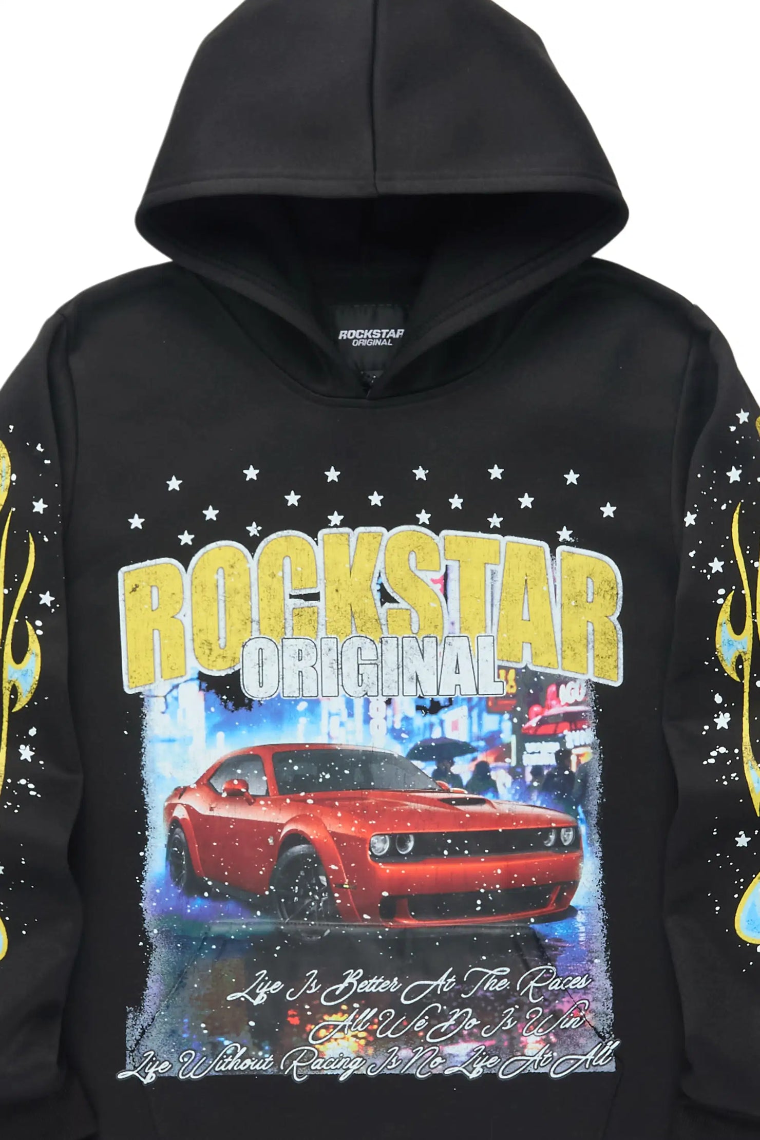 Boys Tokyo Black/Multi Graphic Hoodie