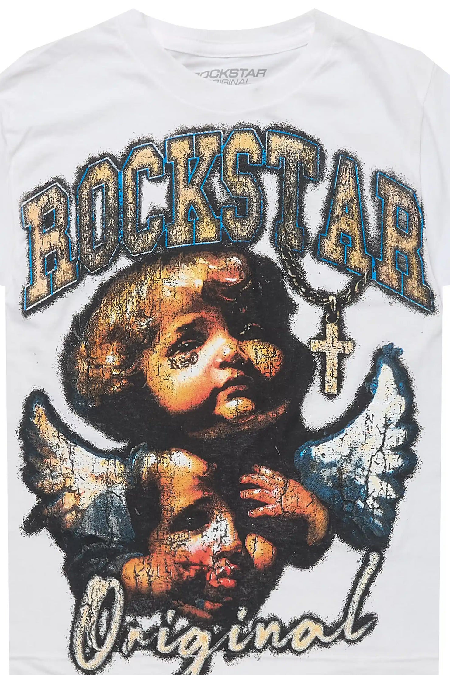 Boys Deiter White Graphic T-Shirt