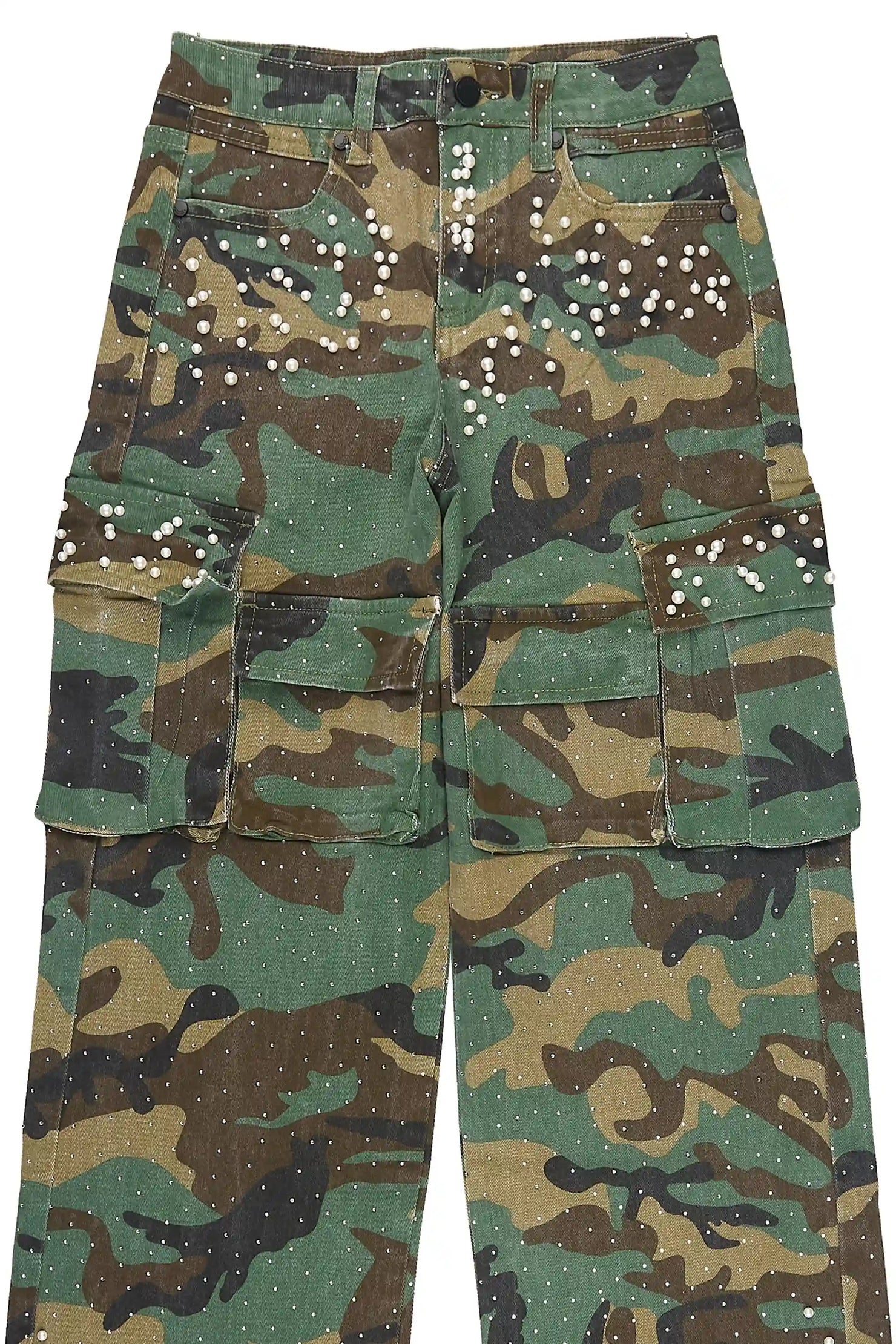 Boys Bryx Camo Pearl Baggy Fit Jean