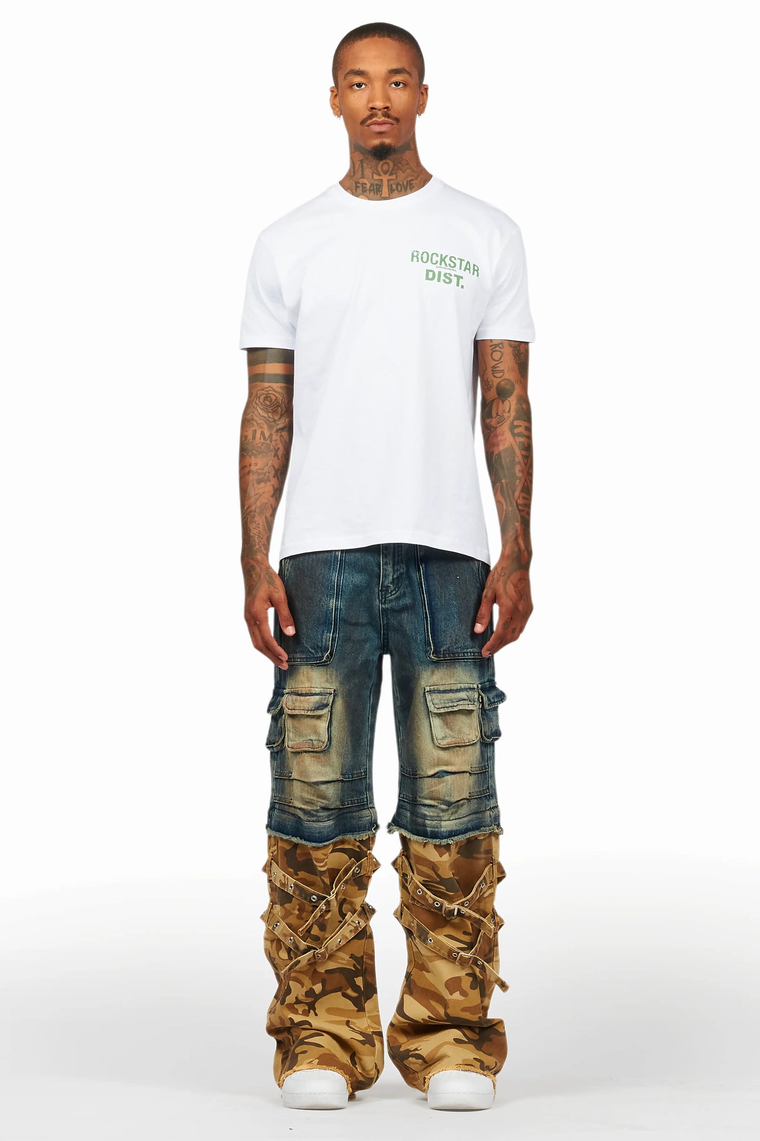 Exxus Dark Blue Baggy Fit Jean