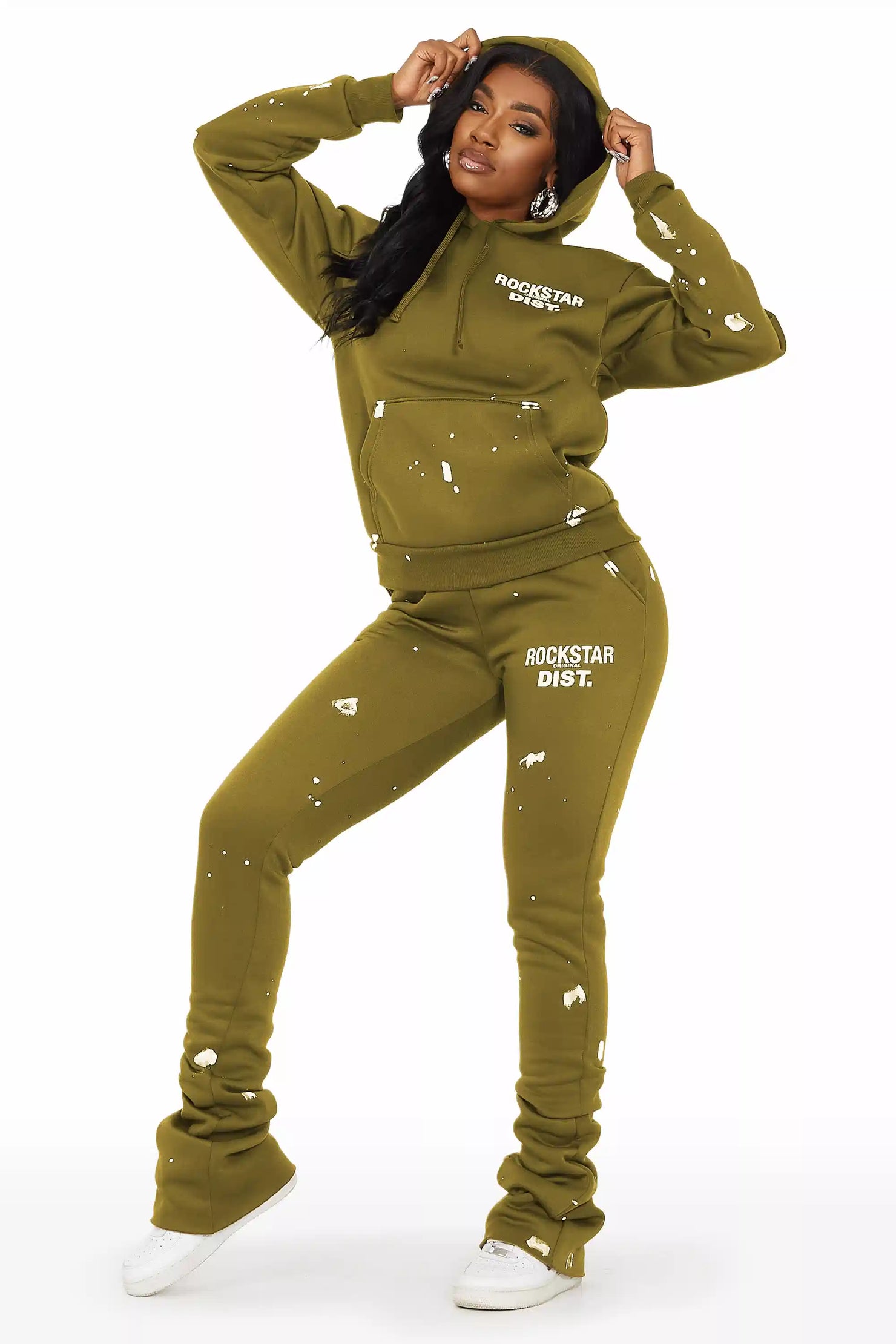 Hadley Olive Super Stacked Trackset