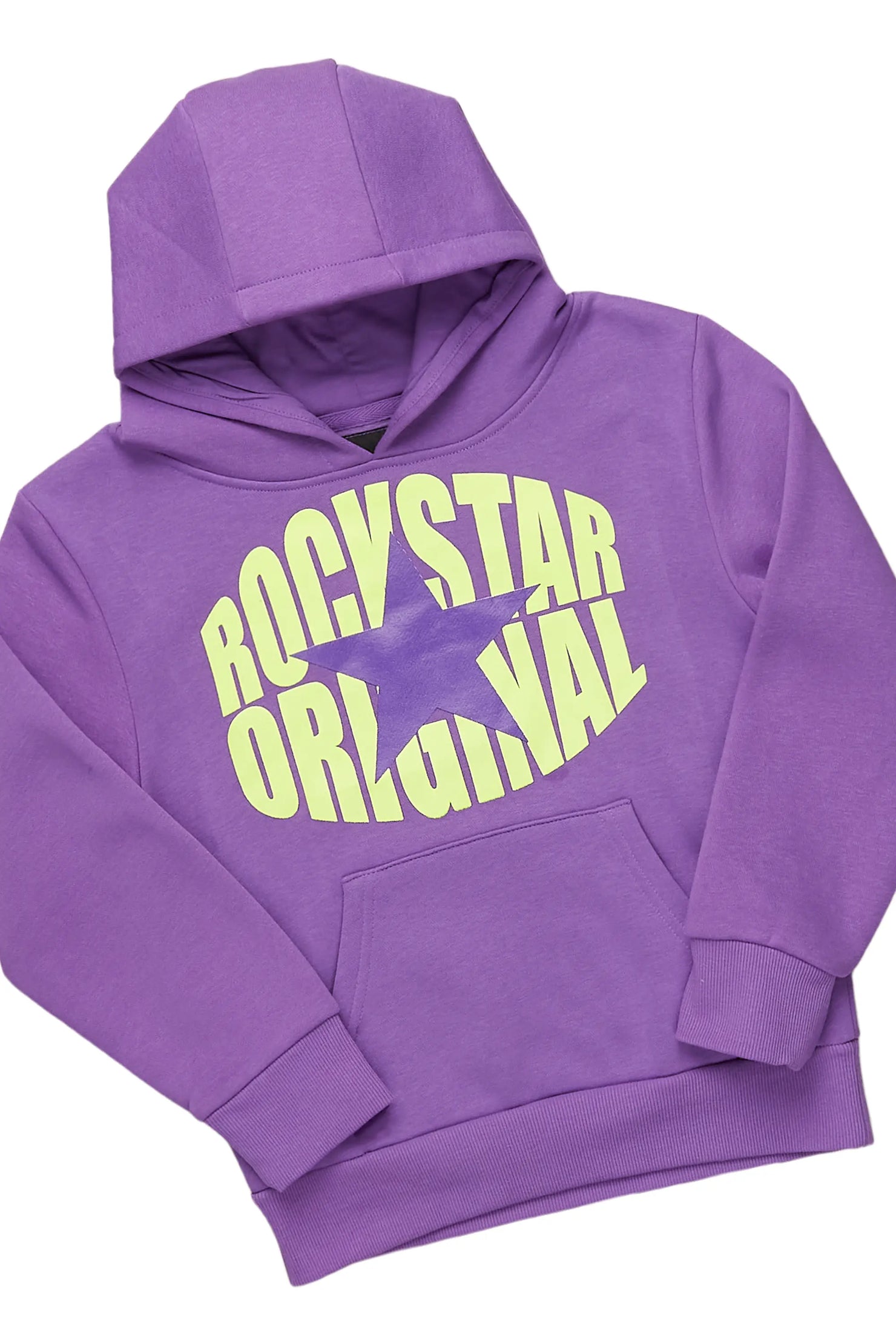 Boys Wylder Tree Camo Hoodie/Stacked Flare Jean Set