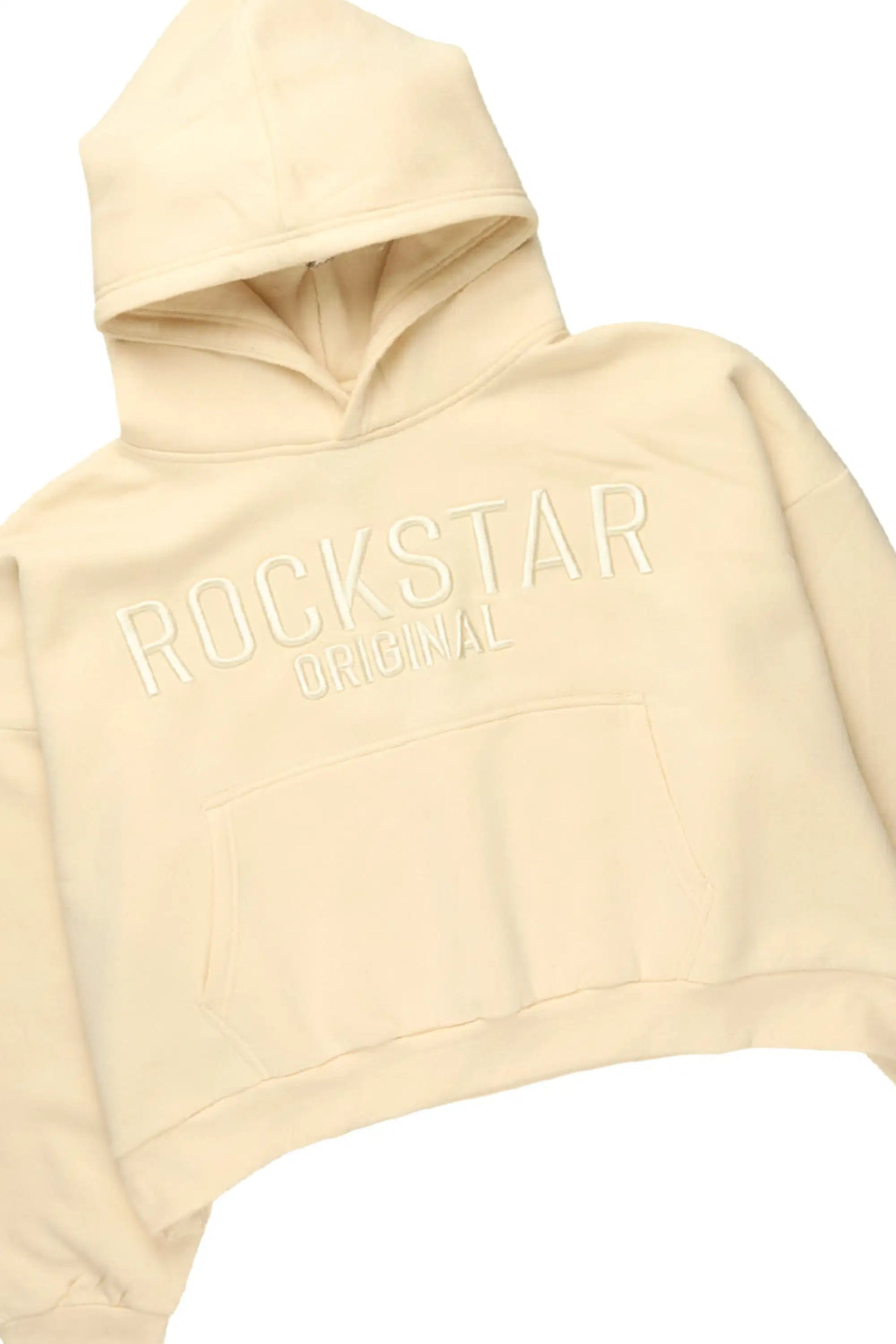 Alpha Beige Hoodie/Baggy Track Pant Set