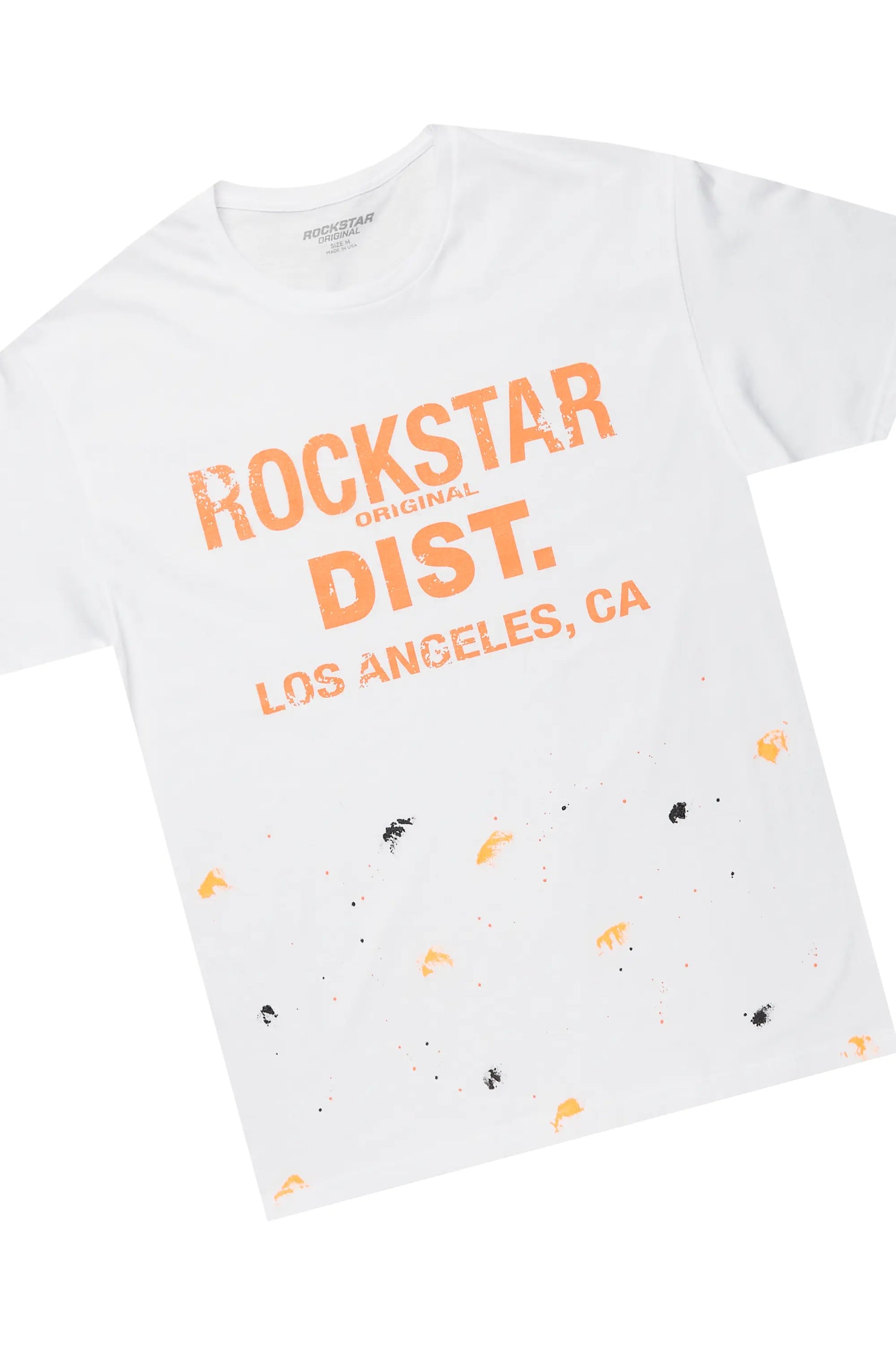 Scottie White/Orange Short Set