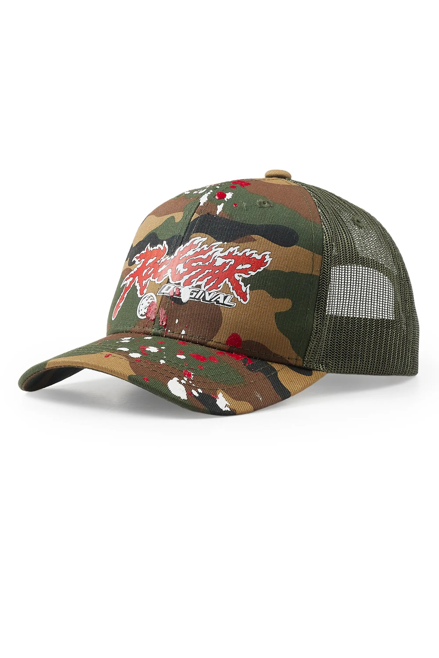 Boys Jacop Camo Trucker Hat