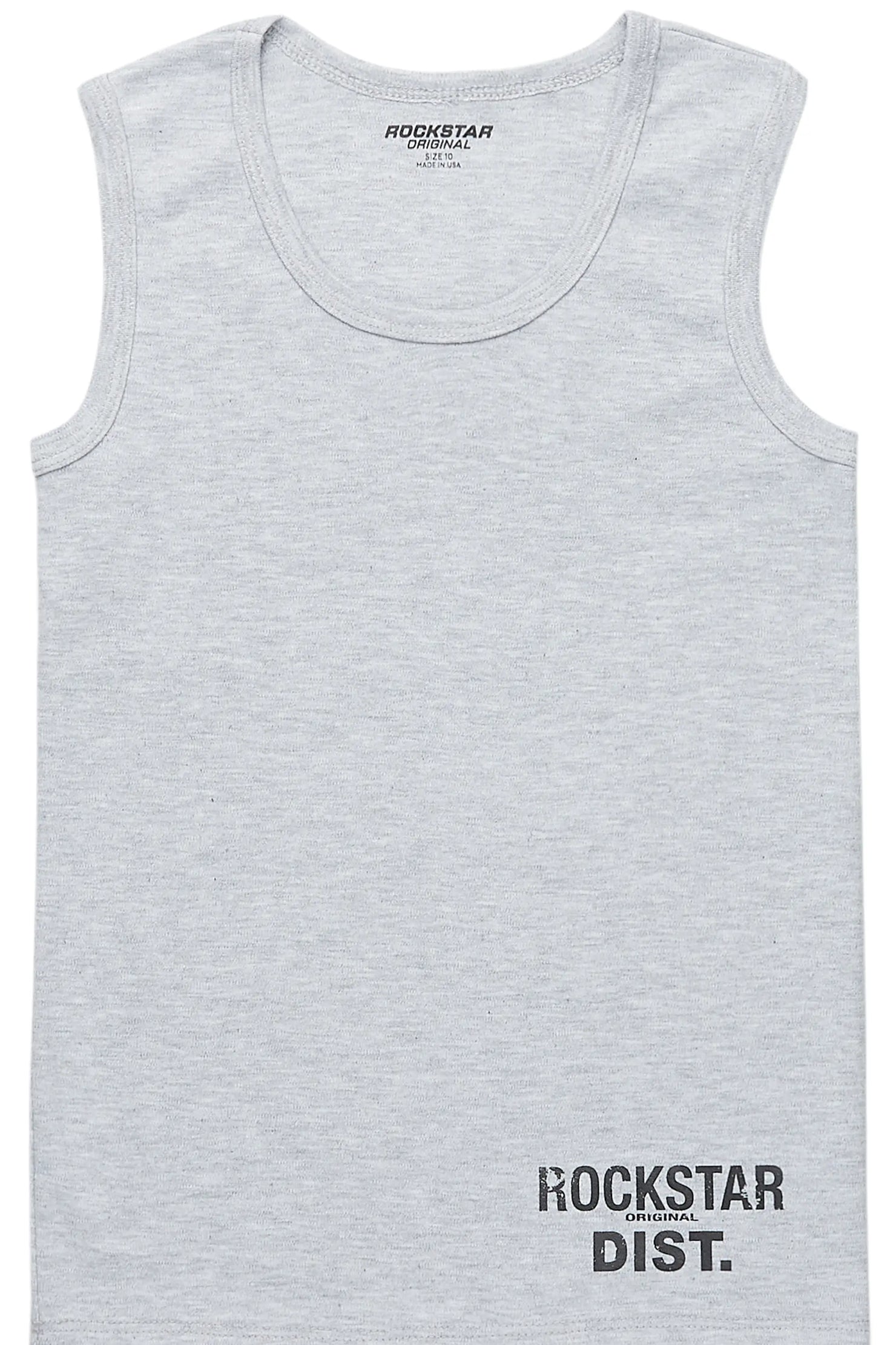 Boys Lake Heather Grey Tank Top