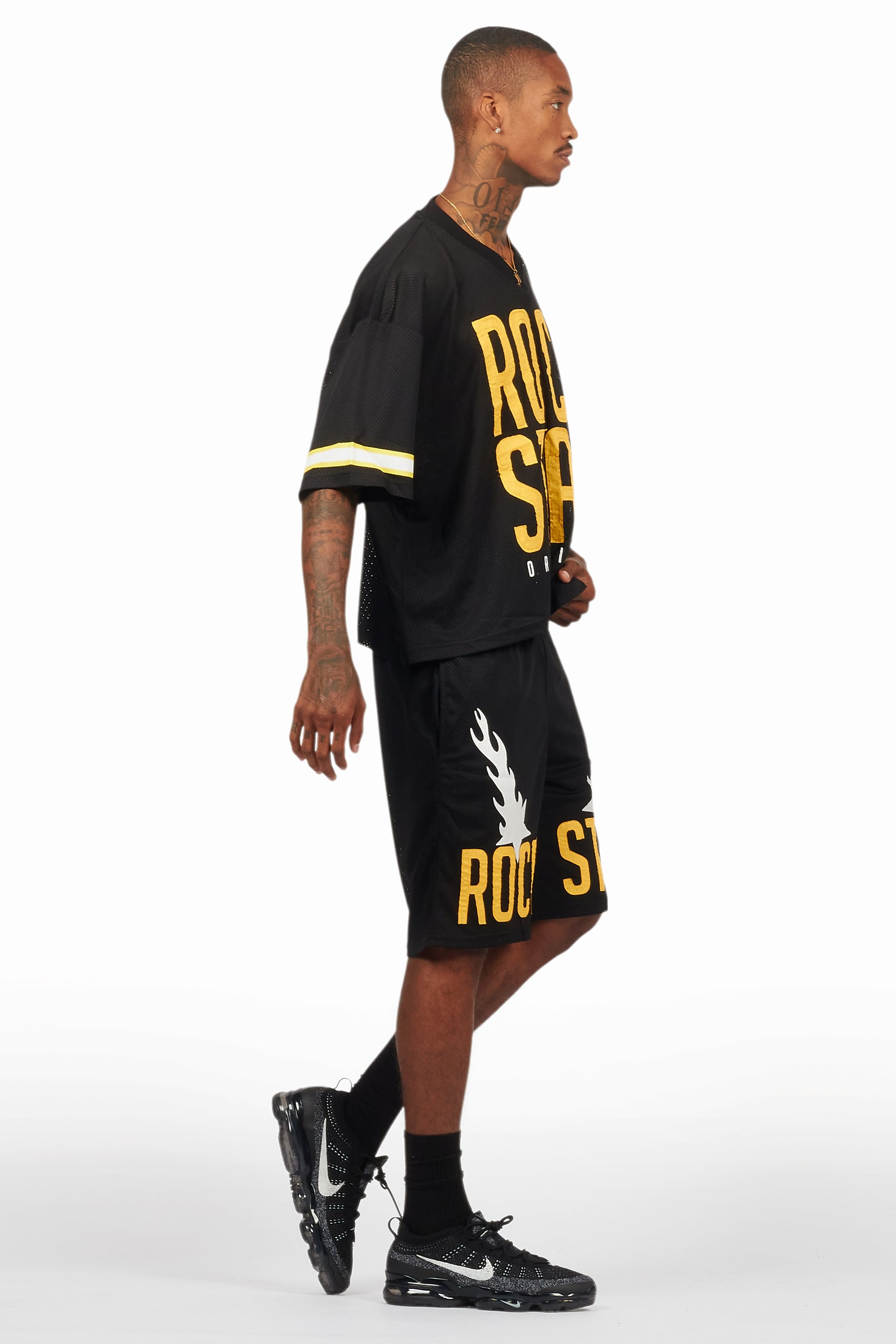 Climi Black T-Shirt/Short Set