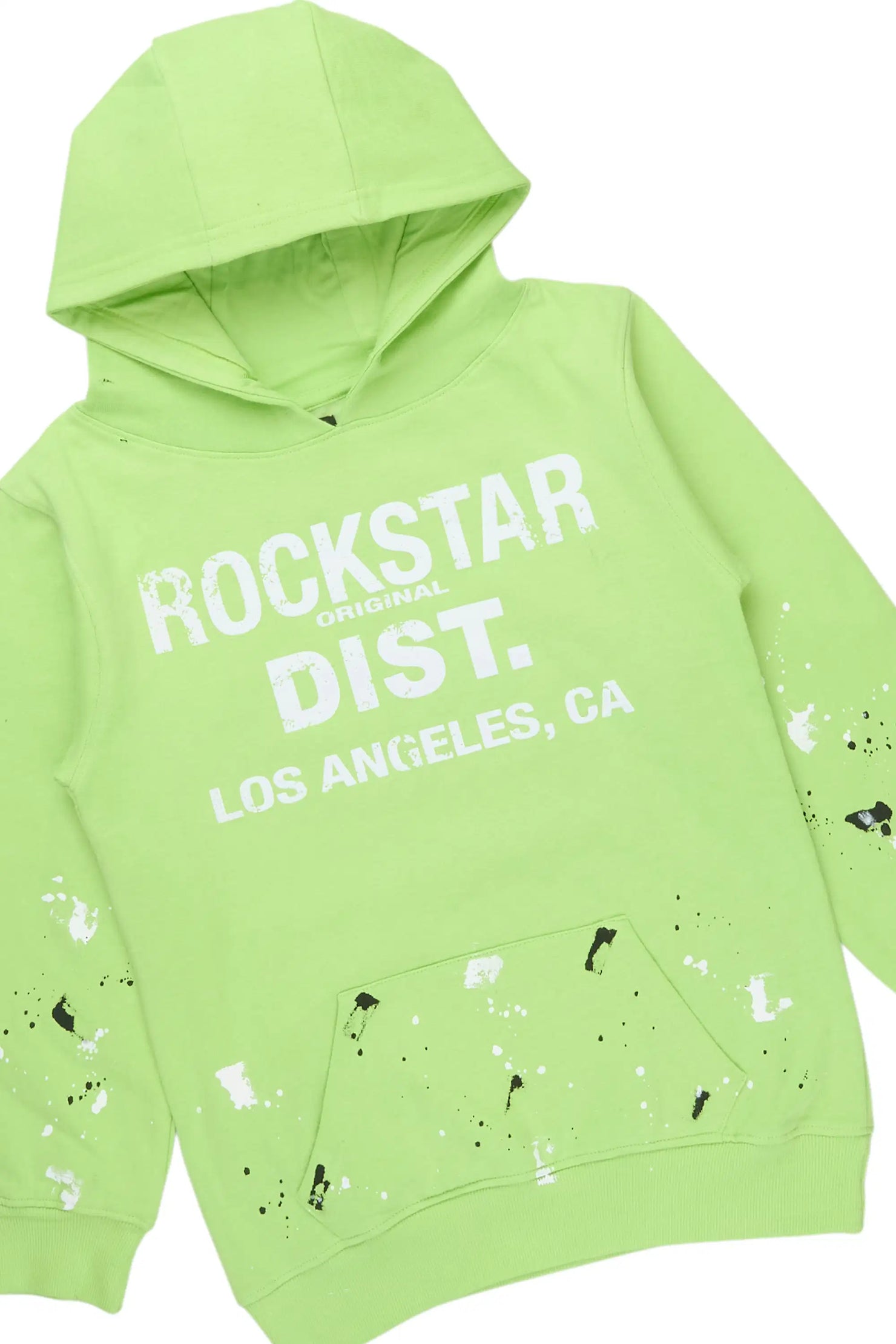 Boys Scottie Neon Green Stacked Flare Track Set