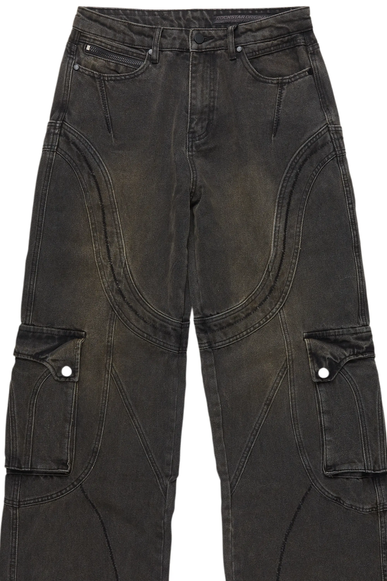 Denmot Dark Grey Baggy Fit Jean