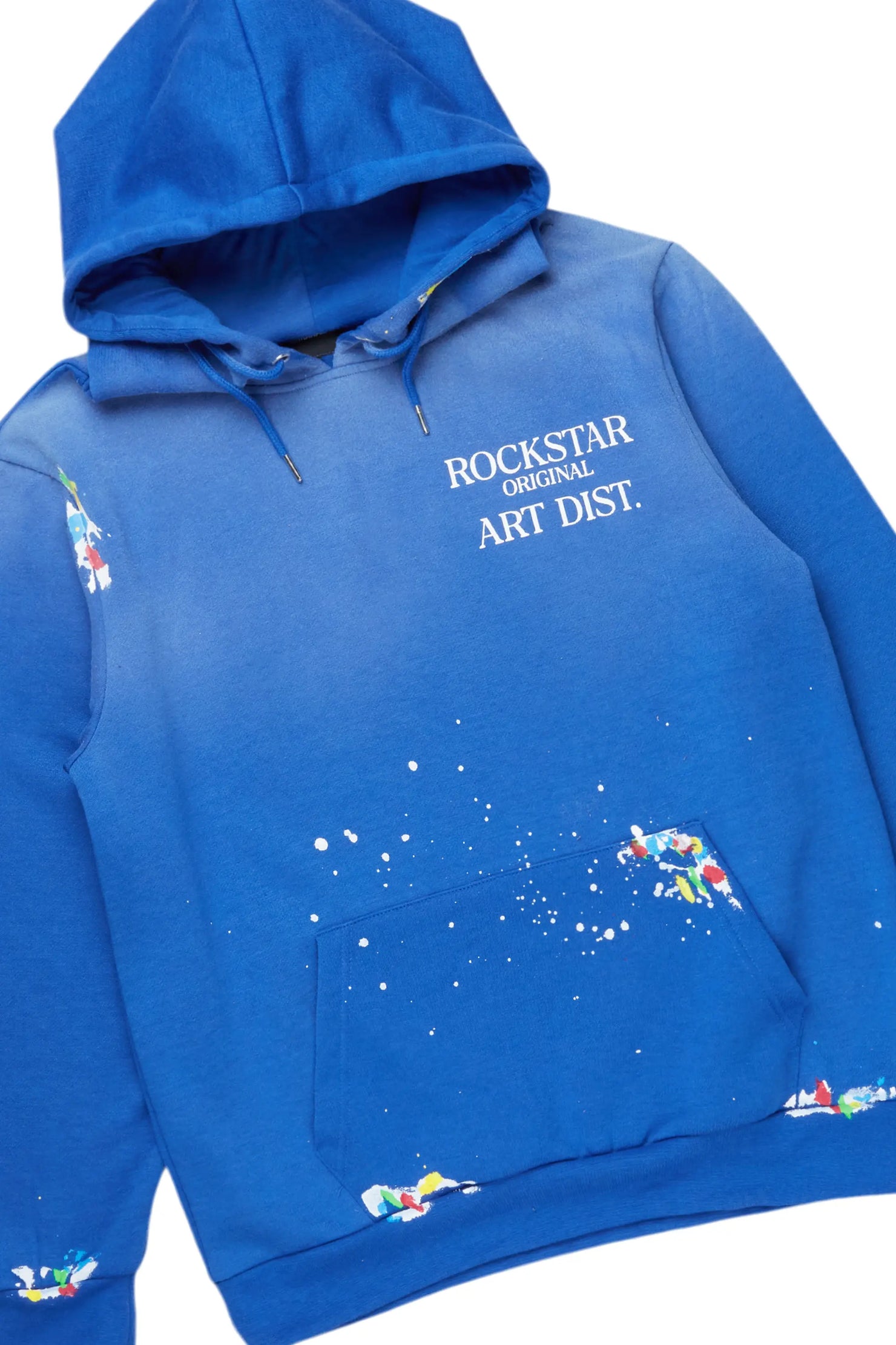 Rockstar Art Dist. Royal Graphic Hoodie Track Set