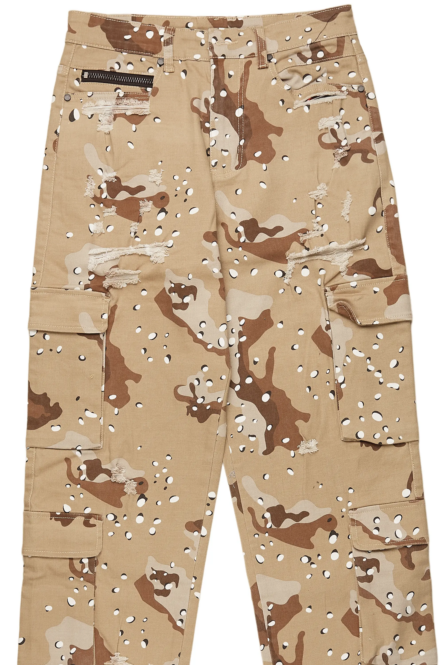 Morten Desert Camo Baggy Fit Cargo Jean