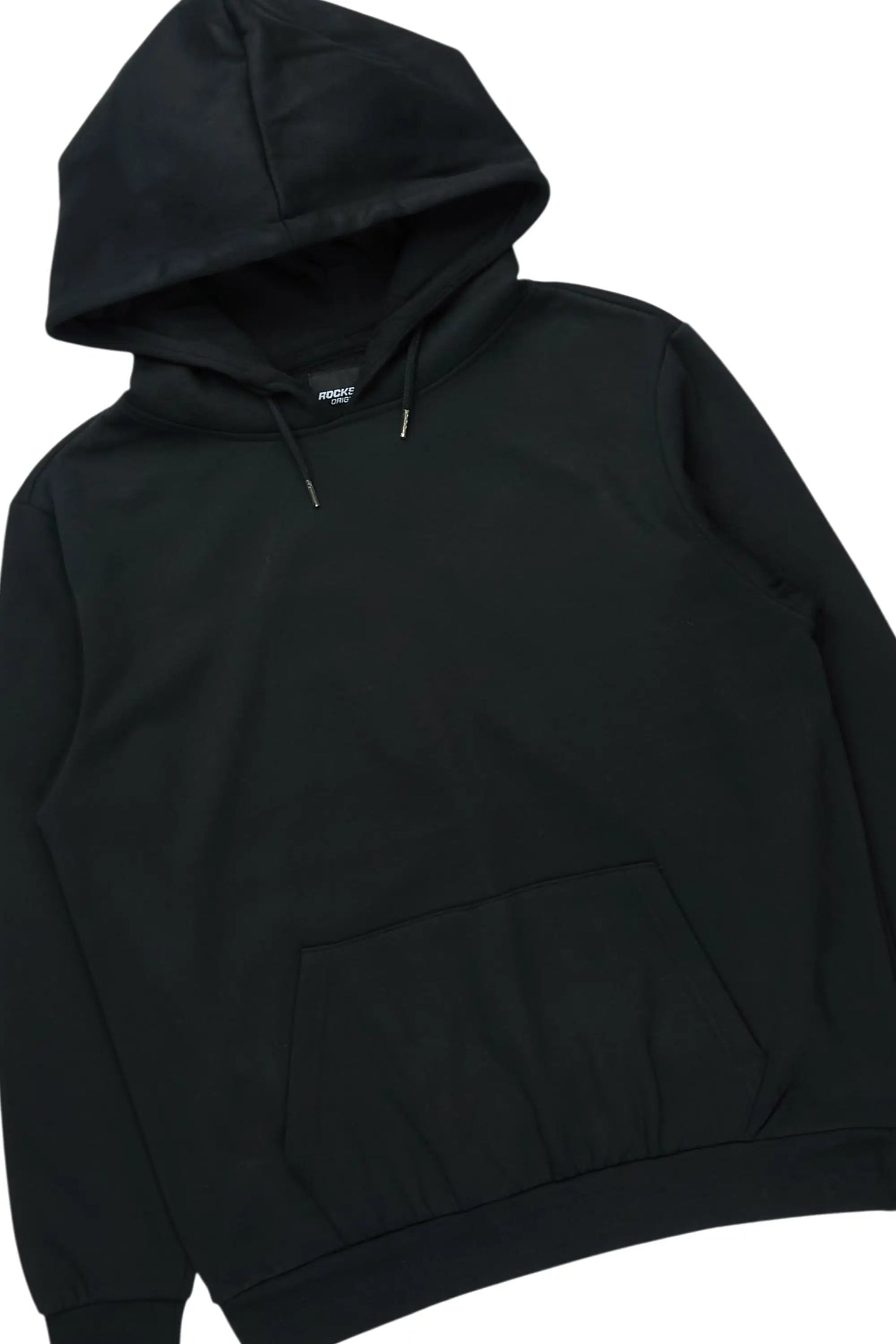 Basic Black/Grey Hoodie/Stacked Flare Track Set