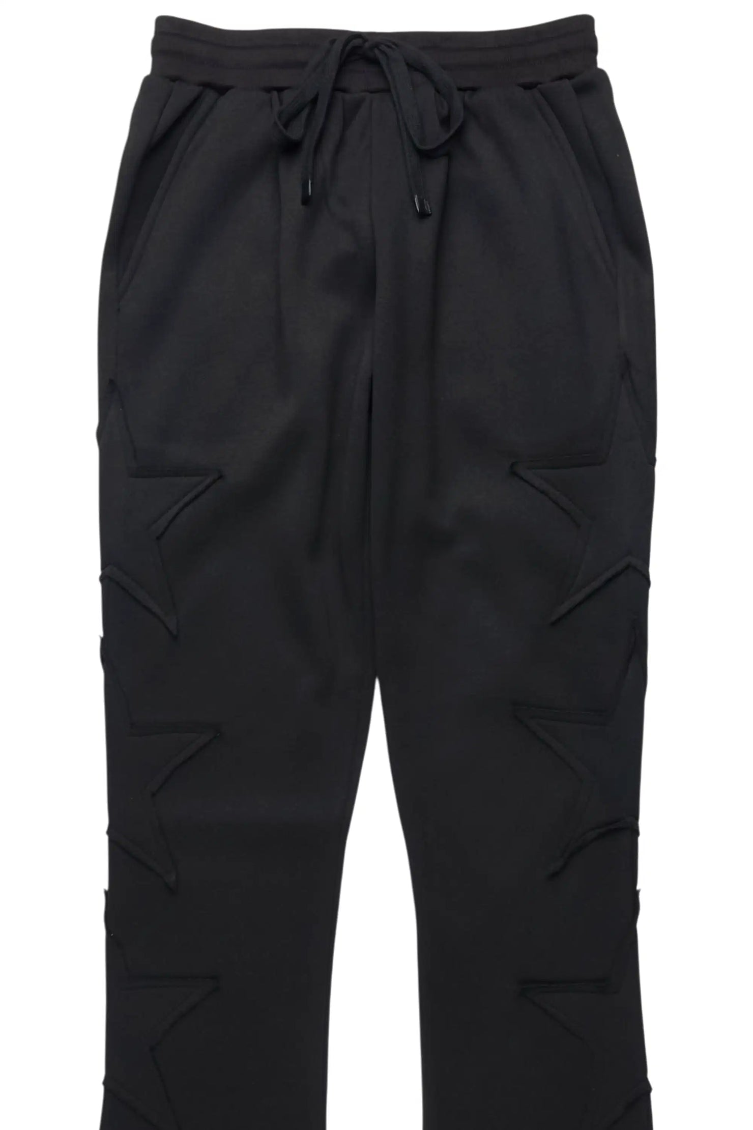 Sinayah Black Stacked Track Pant