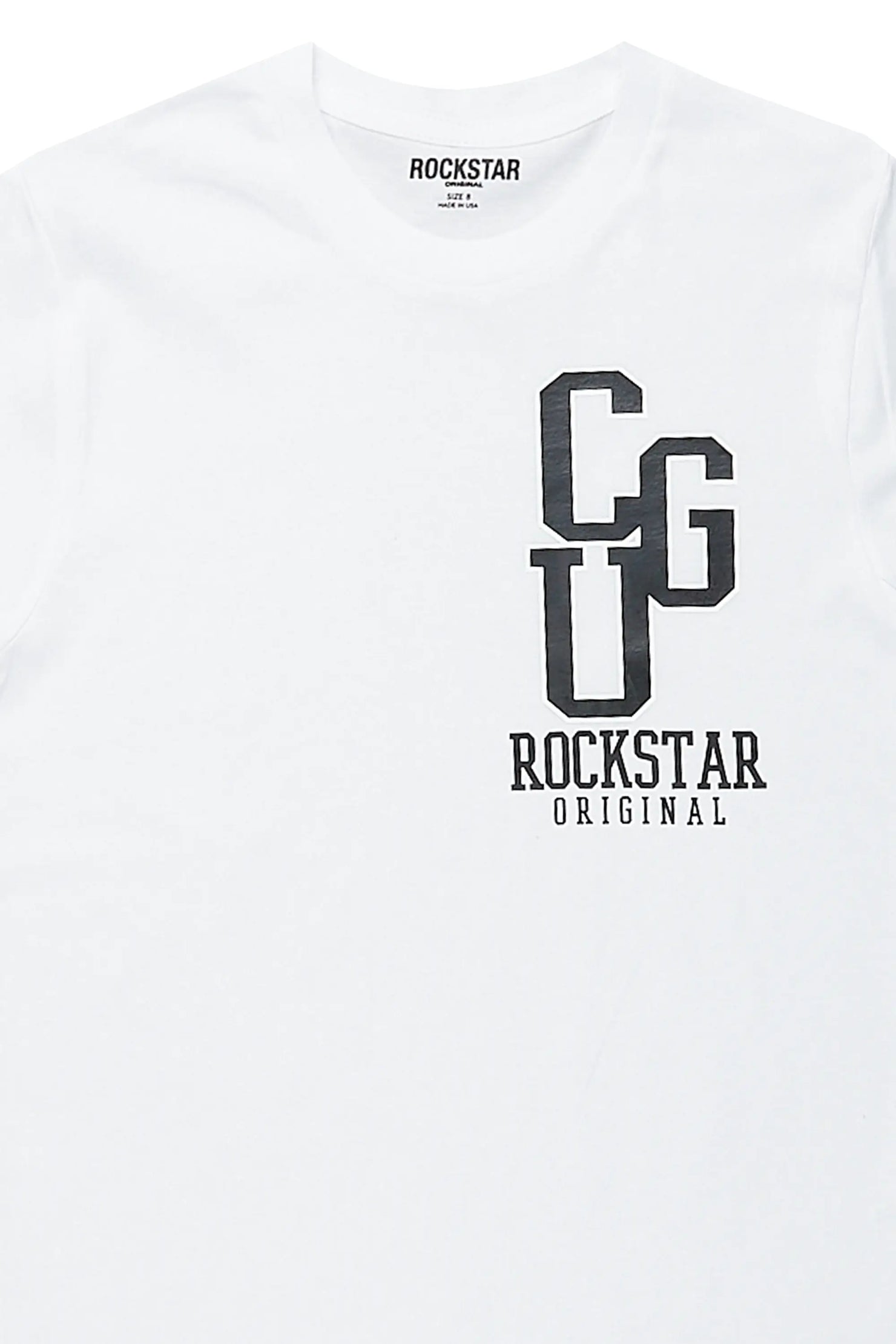 Boys Hanan White Graphic T-Shirt