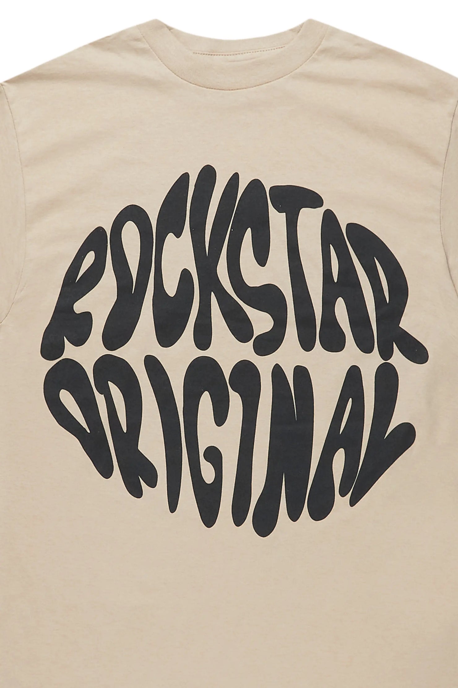 Thierry Beige Graphic T-Shirt