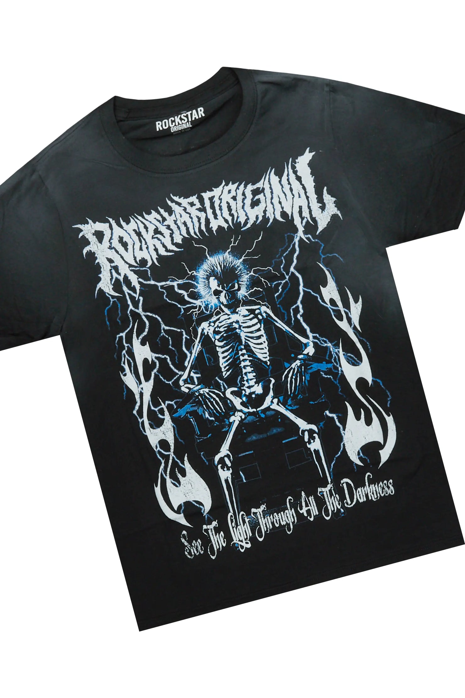 Deathrow Black T-Shirt/Super Stacked Flare Pant Set